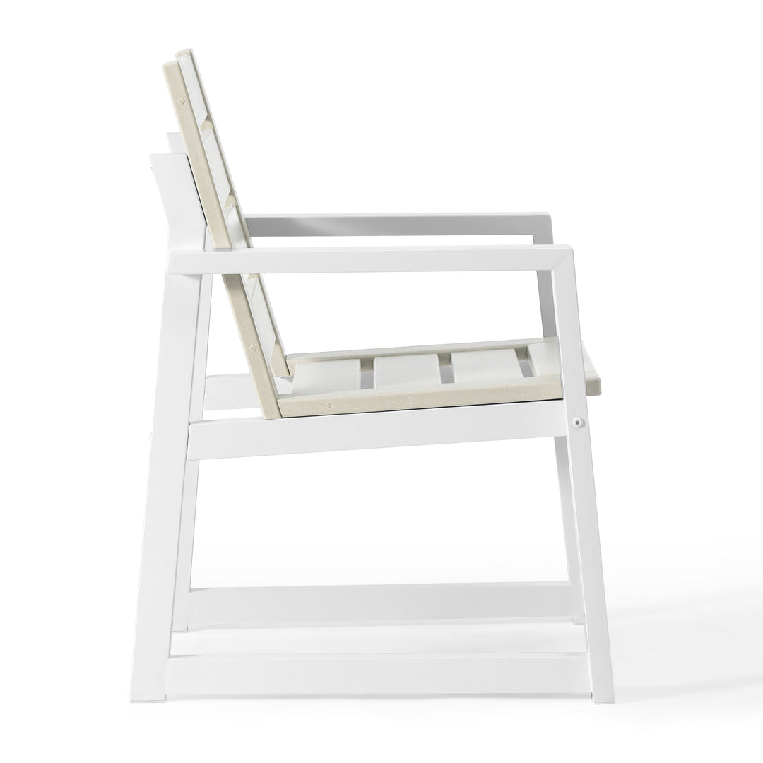 Cape May HDPE Outdoor Patio Dining Arm Chair