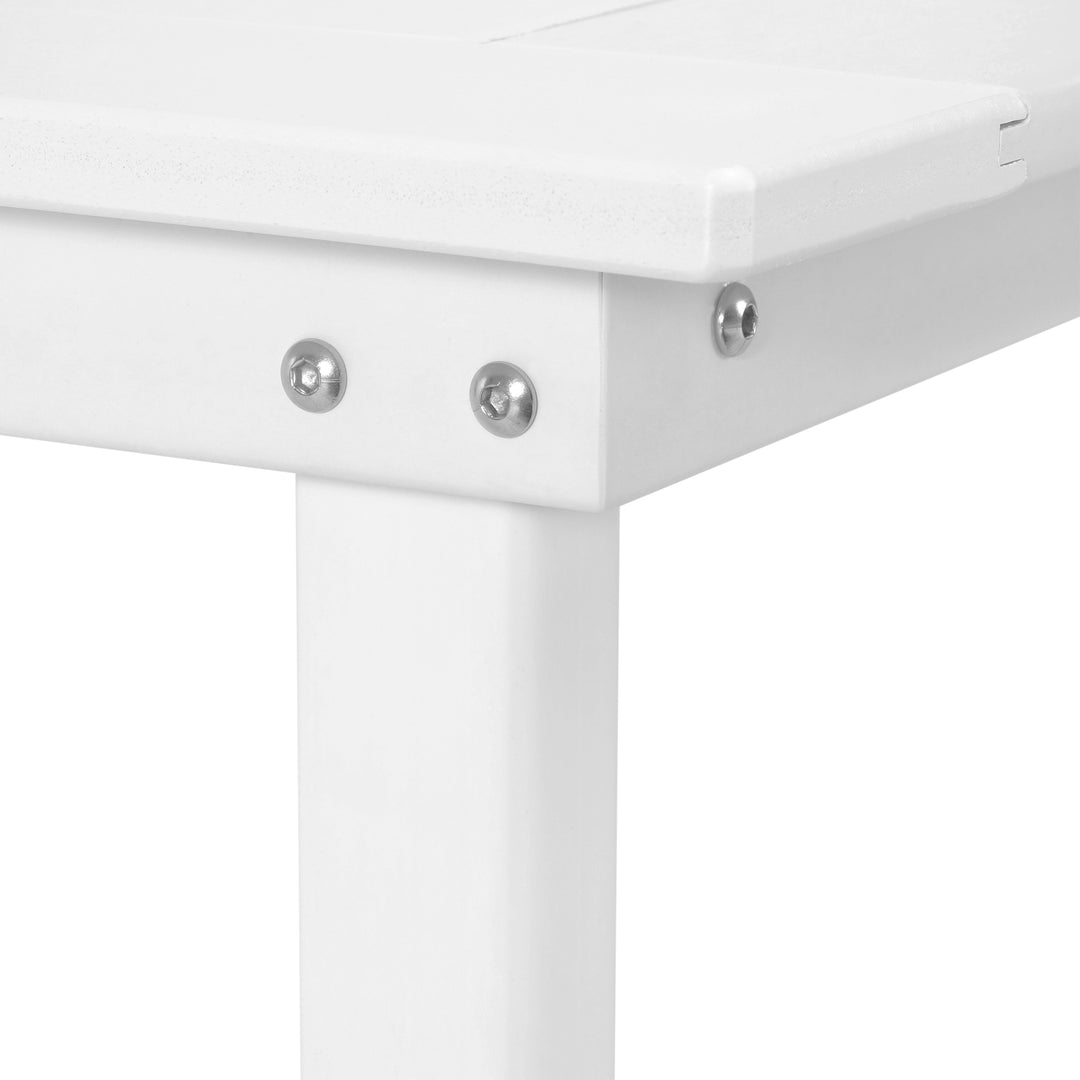 Malibu 65" Outdoor Patio Trestle Dining Bench