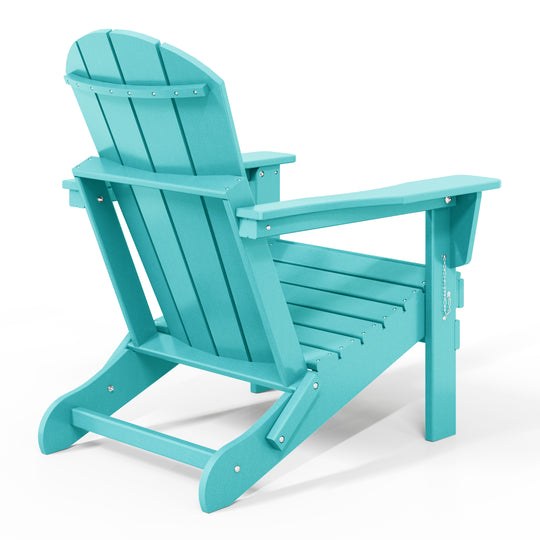 Malibu Westintrends 2 piece set outdoor folding Poly Adirondack chair