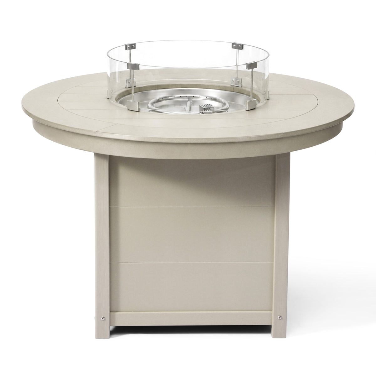 Helios 47" Modern Outdoor Patio Propane Gas Round Fire Pit Table
