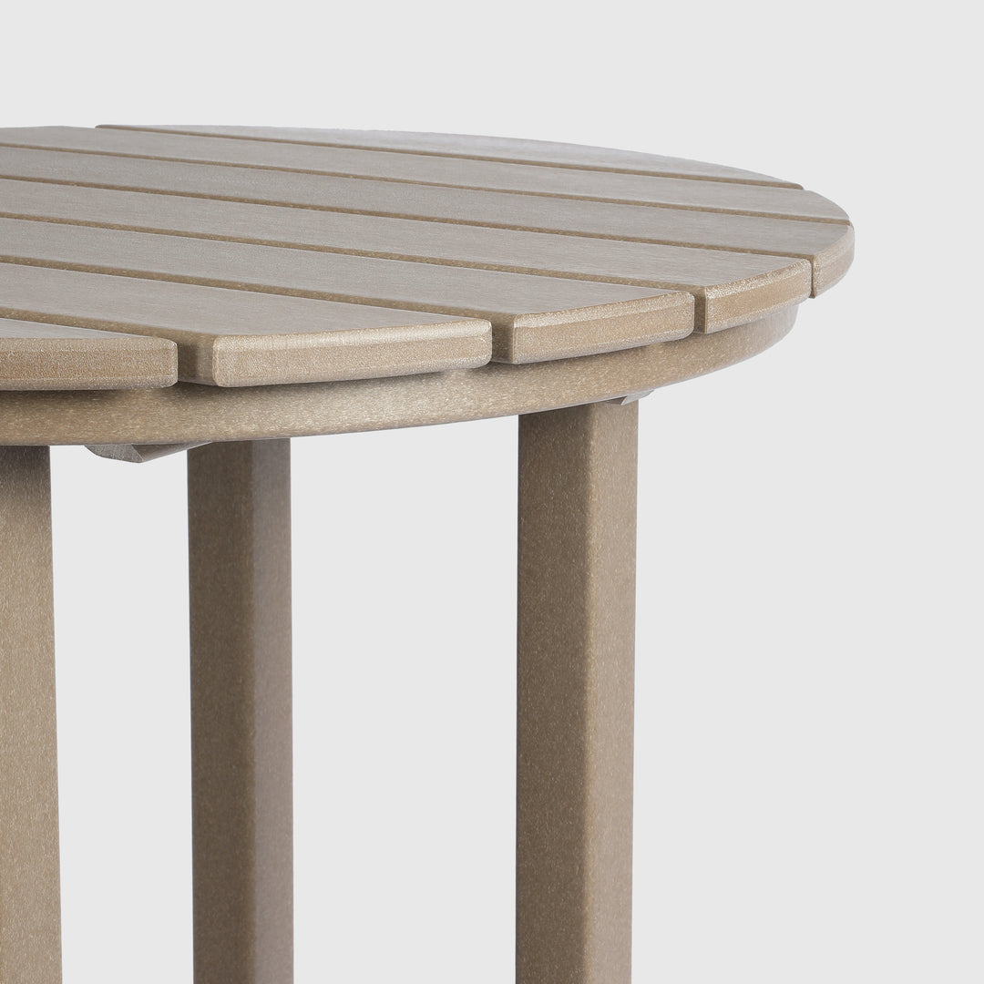Malibu 37" Counter Height Round Outdoor Patio Bistro Bar Table