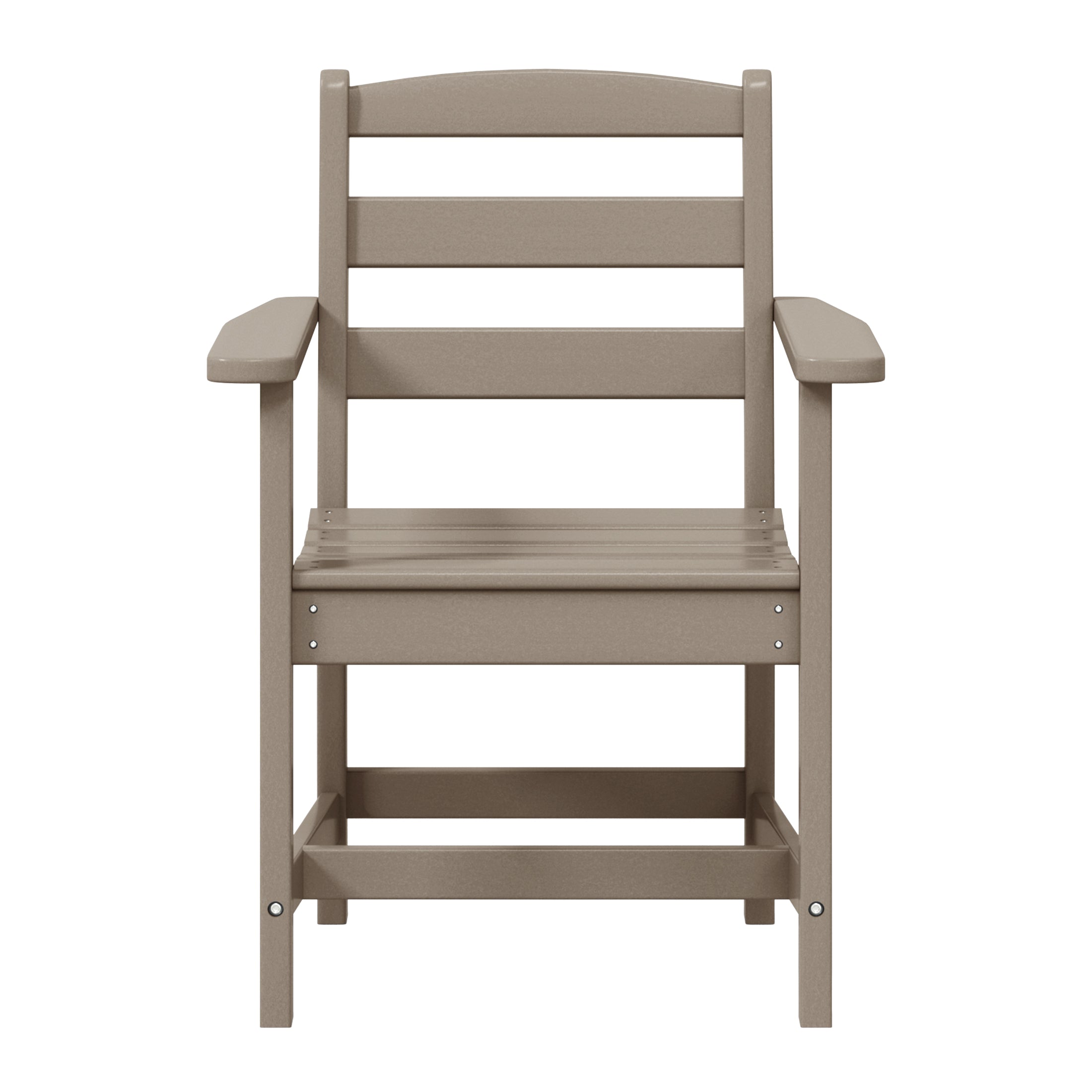 Ashore Outdoor HDPE Patio Classic Dining Arm Chair