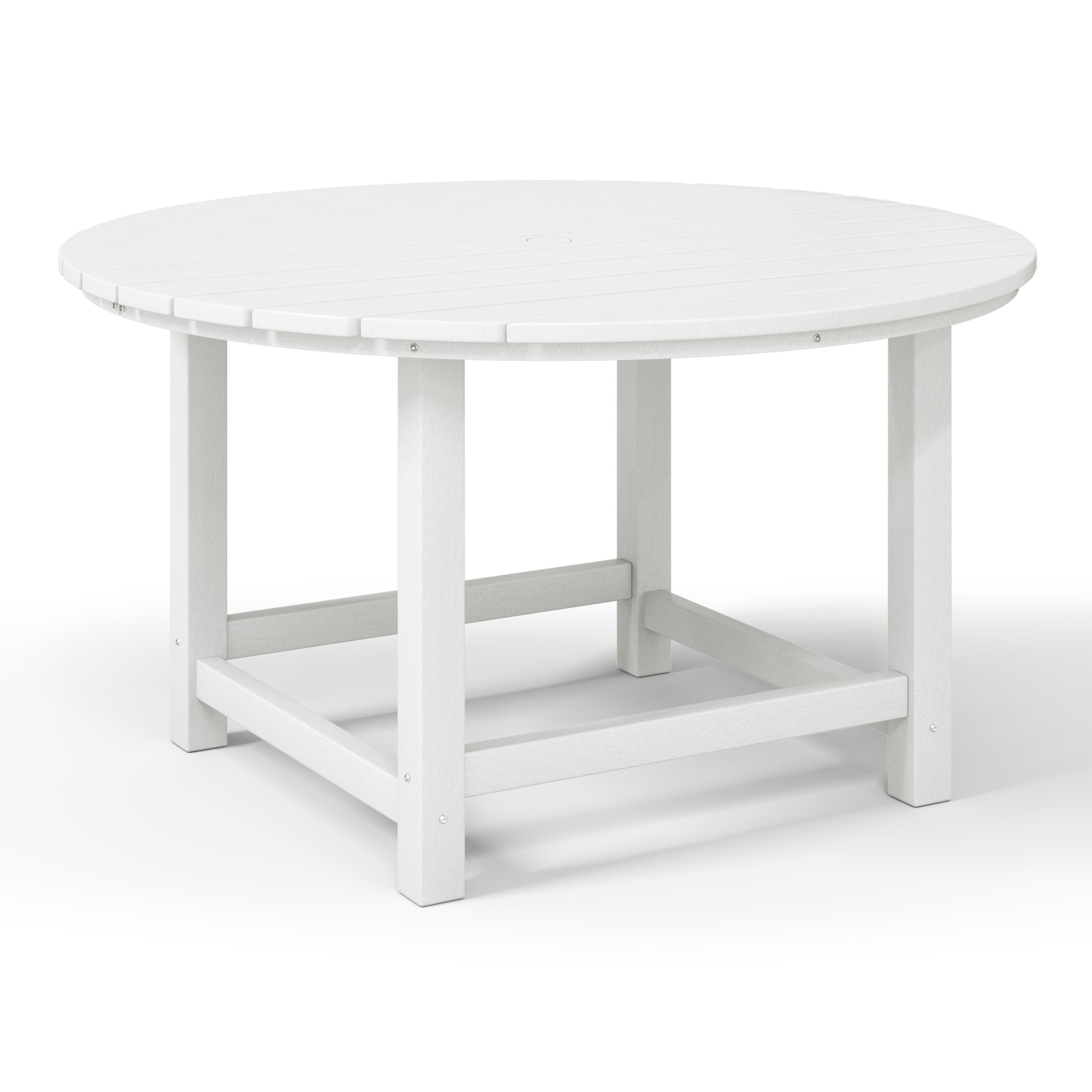 Malibu Kids Outdoor Patio Furniture HDPE 38" Wide Round Dining Table