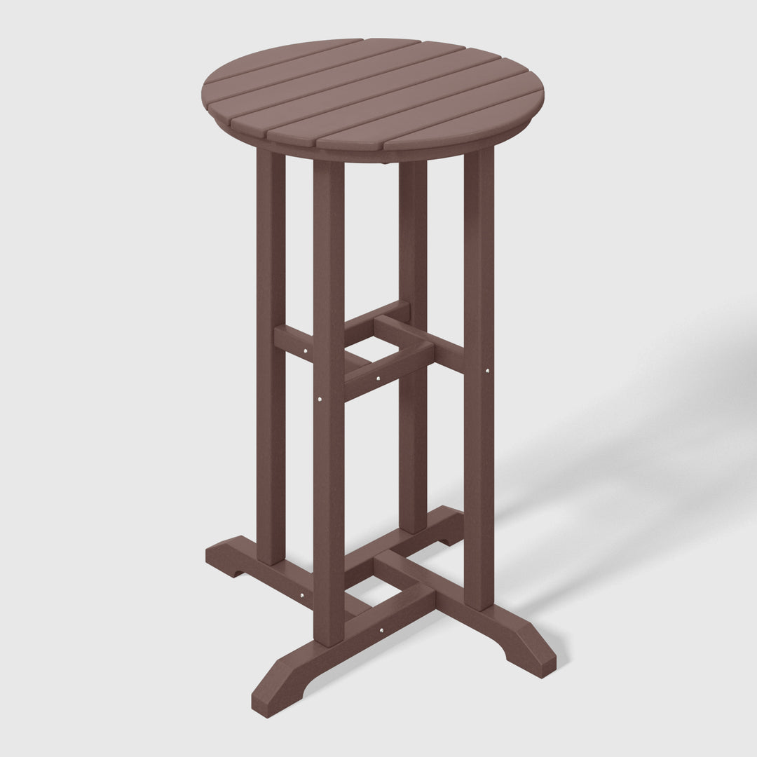 Malibu 37" Counter Height Round Outdoor Patio Bistro Bar Table