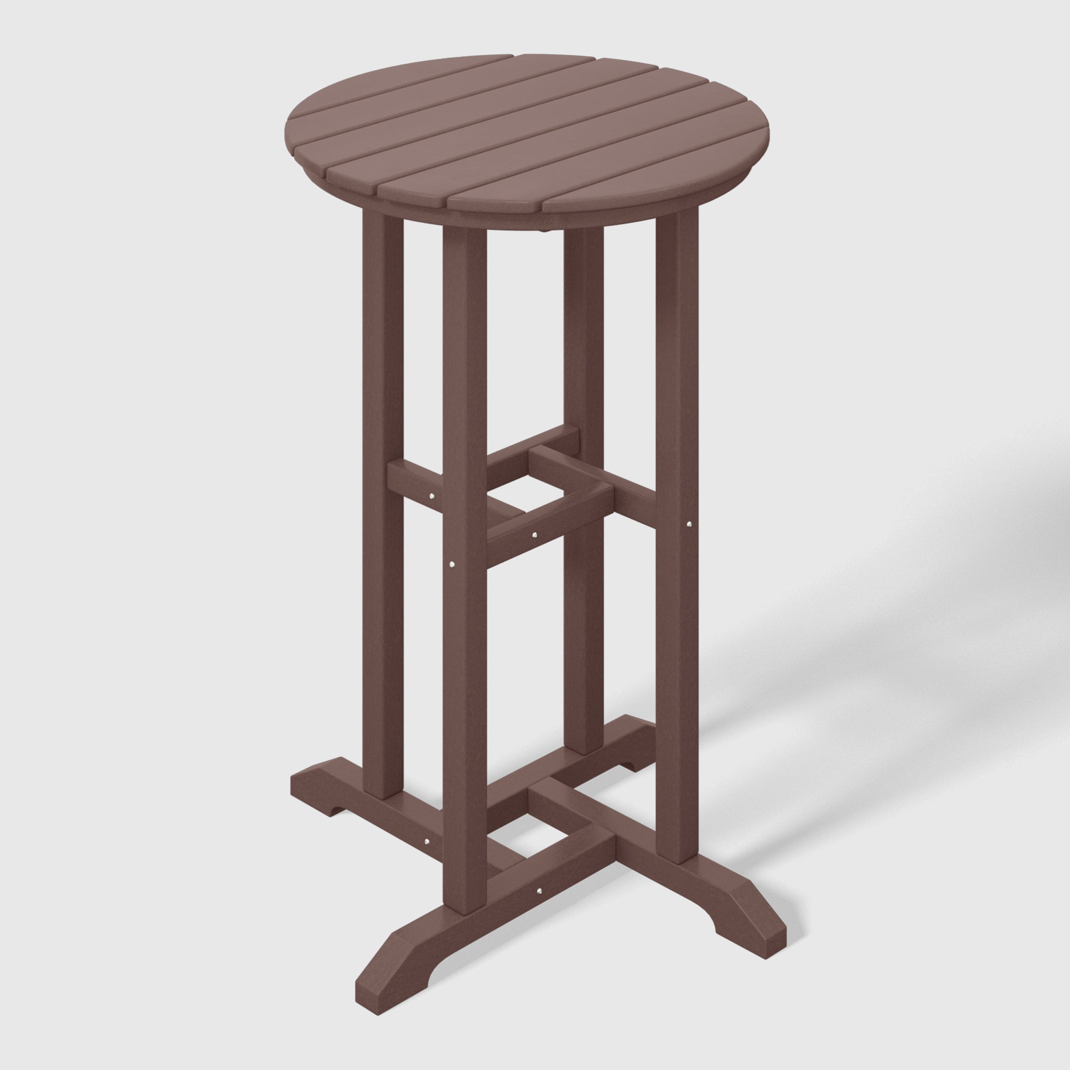 Malibu 37" Counter Height Round Outdoor Patio Bistro Bar Table
