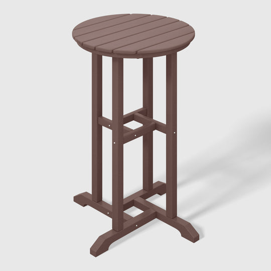 Malibu 37" Counter Height Round Outdoor Patio Bistro Bar Table