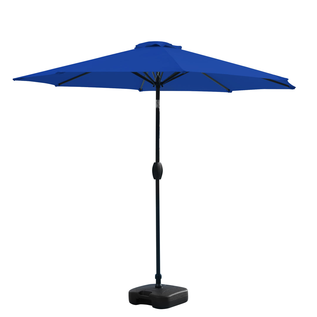 Paolo 9 ft. Patio Umbrella with Square Weight Base Kit