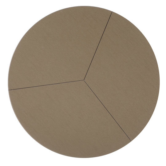 Pacifica HDPE Plastic Outdoor Round Adirondack Patio Side Table