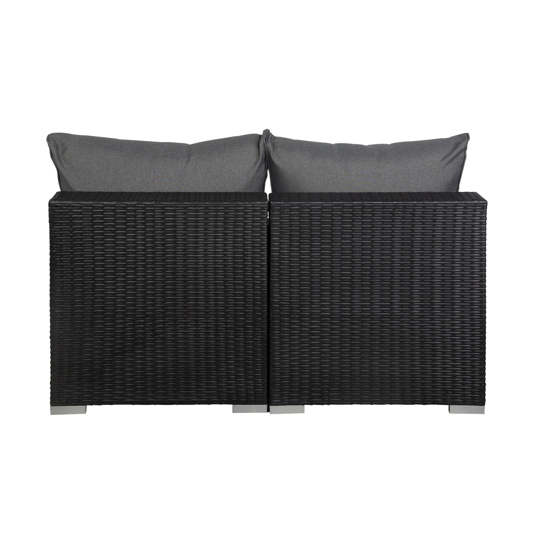 Irvine 2-Piece Outdoor Patio Rattan Wicker Sofa Set