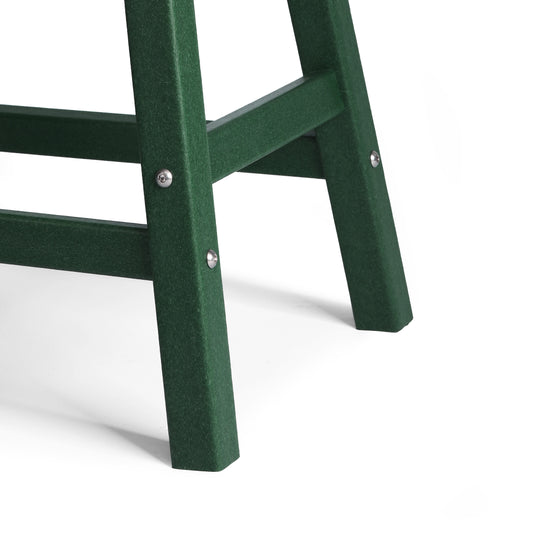 Malibu 24" HDPE Outdoor Patio Counter Height Bar Stools (Set of 2)