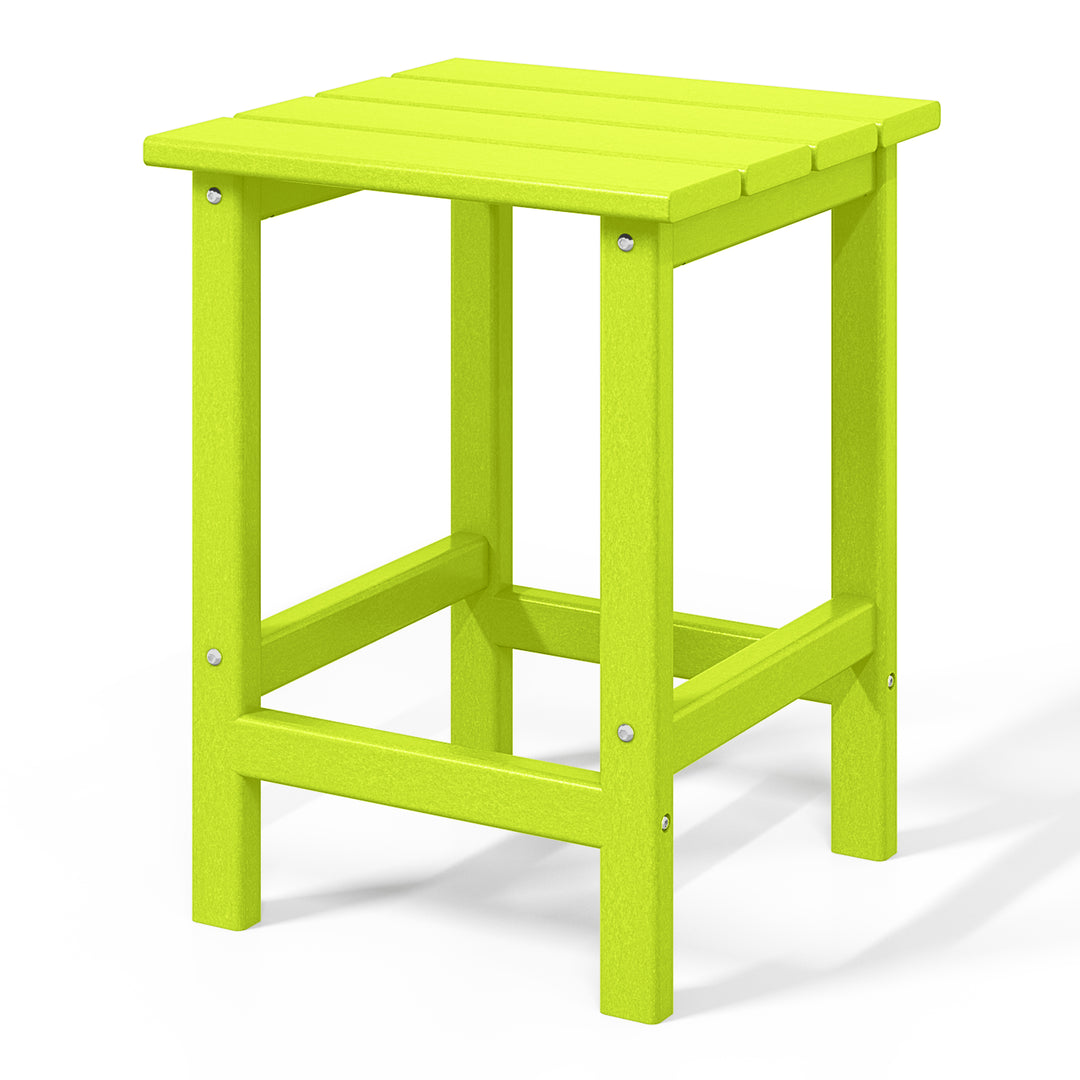 Malibu Westintrends 14" square outdoor Side table for Adirondack chair