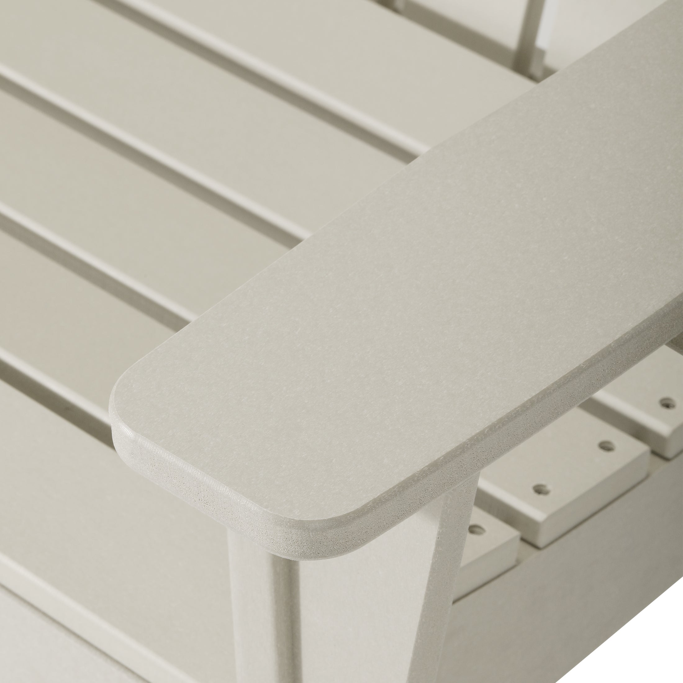 St. Augustine Outdoor Patio 49" HDPE Adirondack Garden Bench