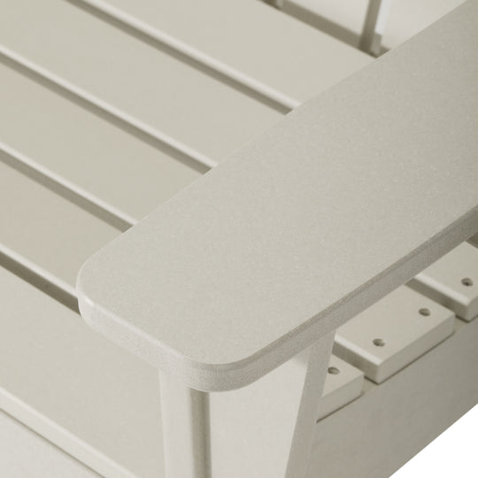 St. Augustine Outdoor Patio 49" HDPE Adirondack Garden Bench