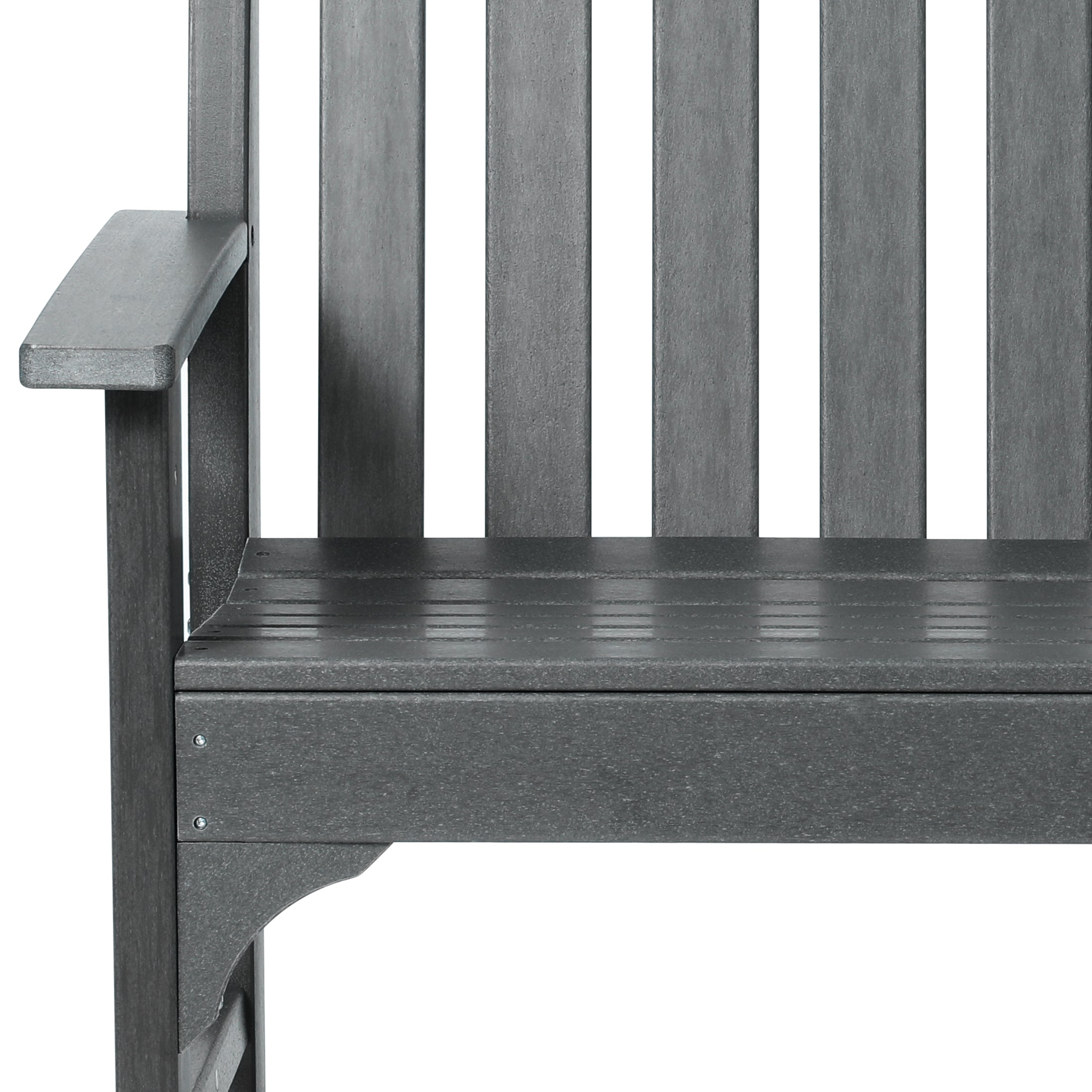 Malibu 5-Piece HDPE Outdoor Patio Furniture Couch and Rocking Chair Set