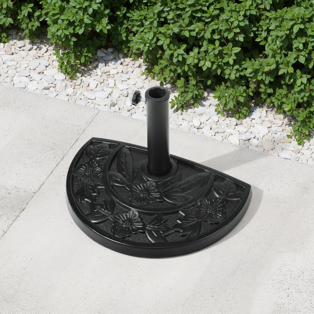 Aiden Sturdy Freestanding Resin Umbrella Half Base