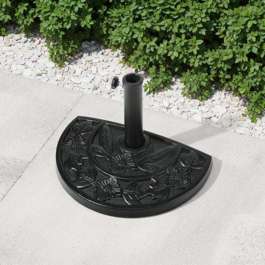 Aiden Sturdy Freestanding Resin Umbrella Half Base