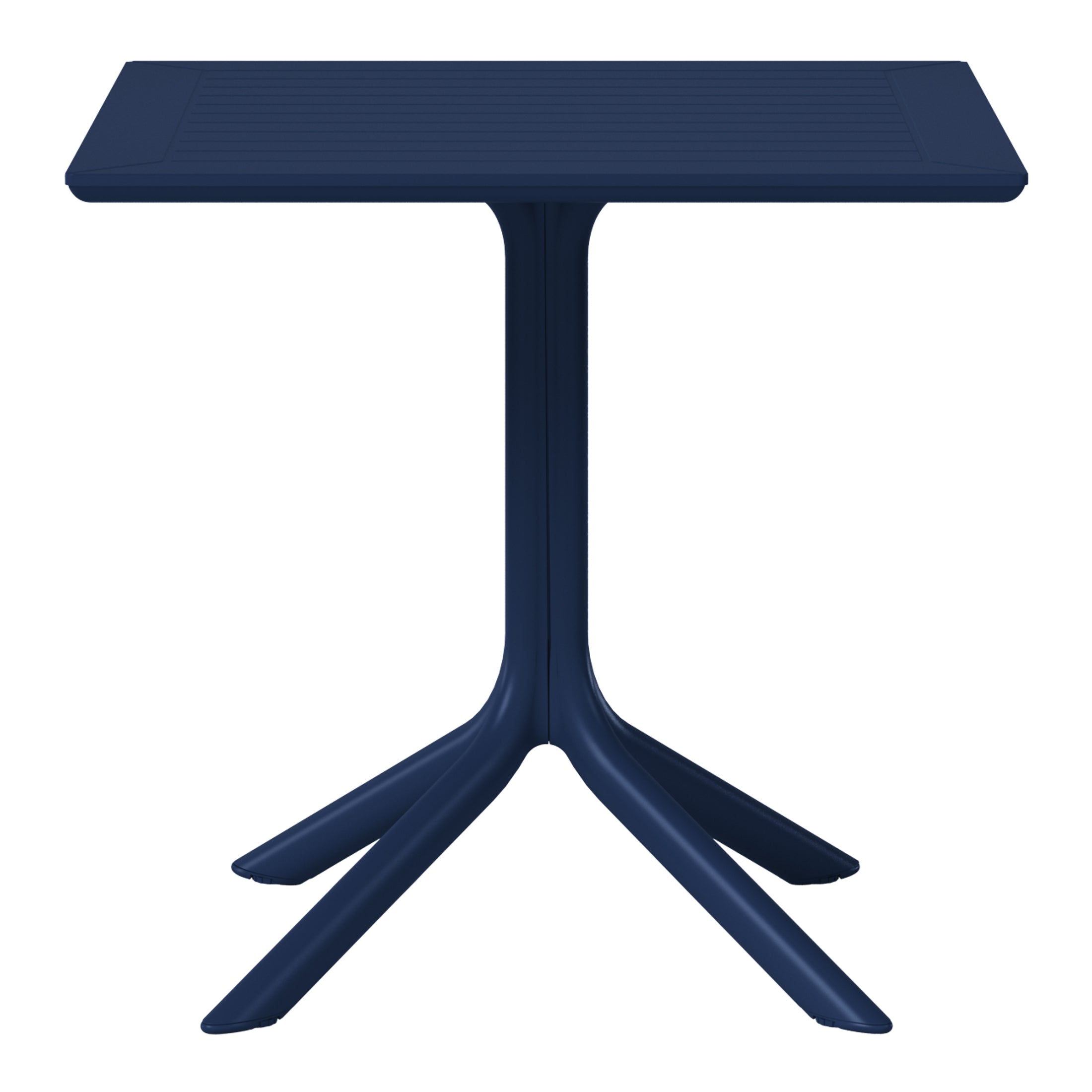 Playa 31.5" Square Outdoor Plastic Resin Patio Dining Table for 4