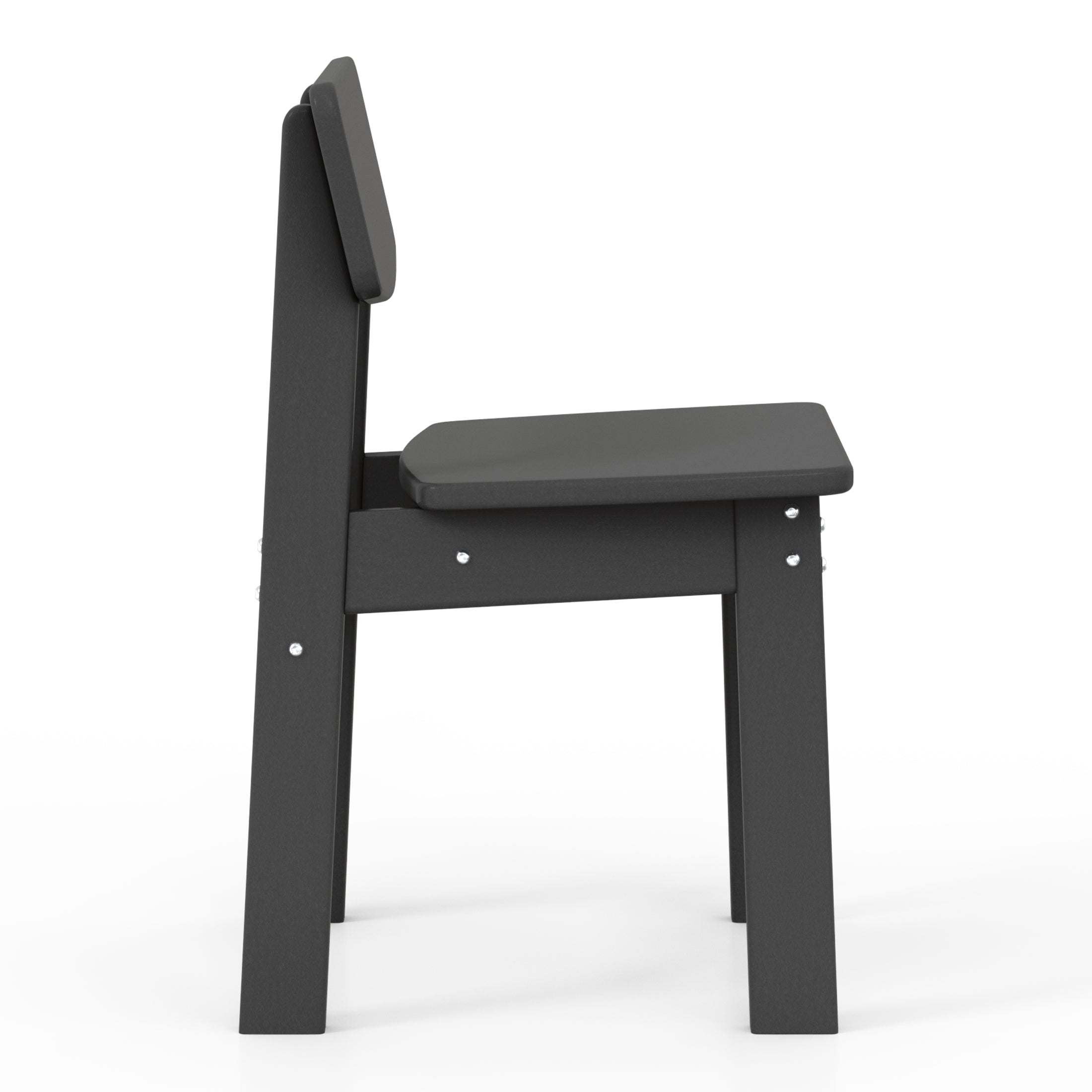 Treehouse Kids 5-Piece Modern HDPE Dining Table and Chairs Set