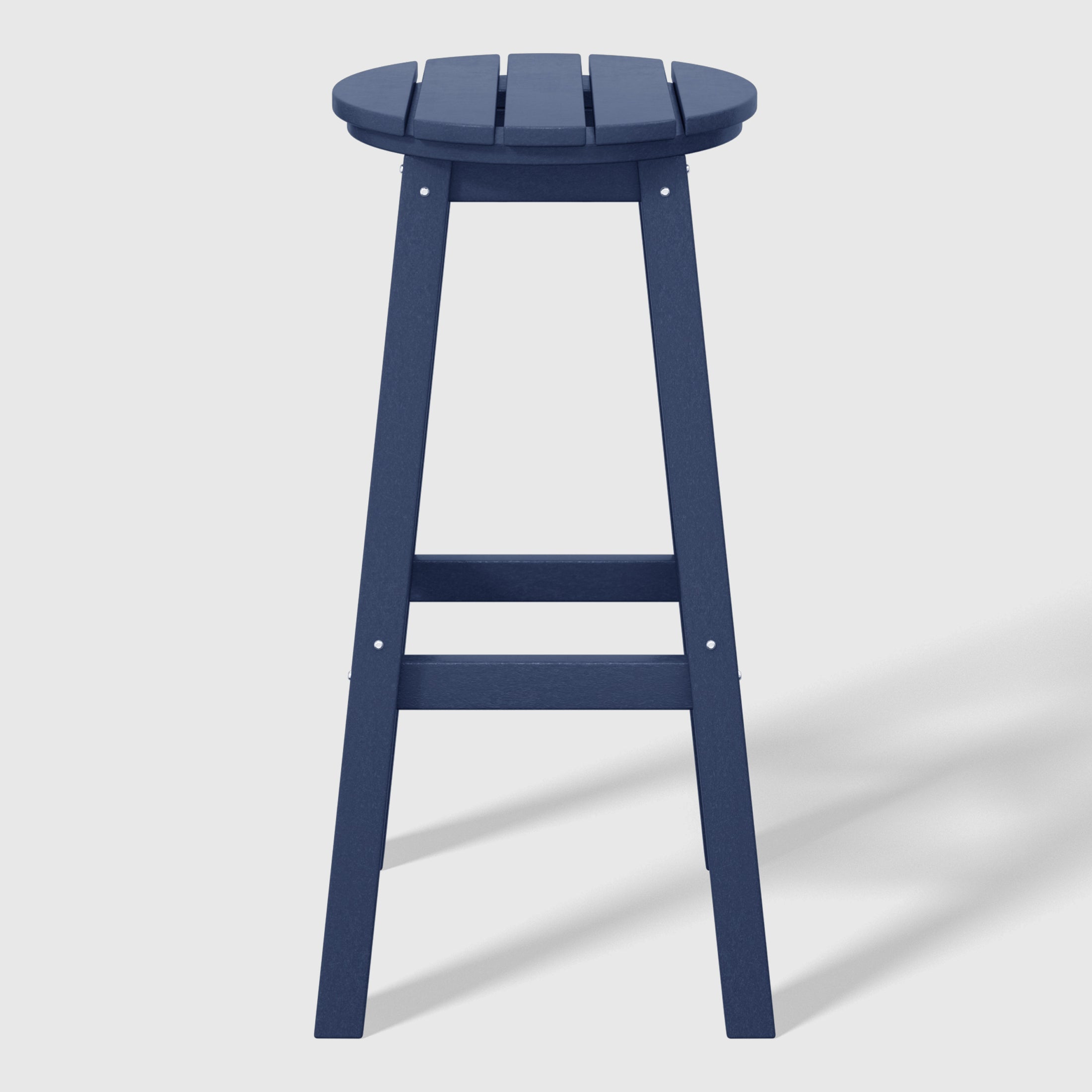 Malibu 29" HDPE Outdoor Patio Round Bar Stool