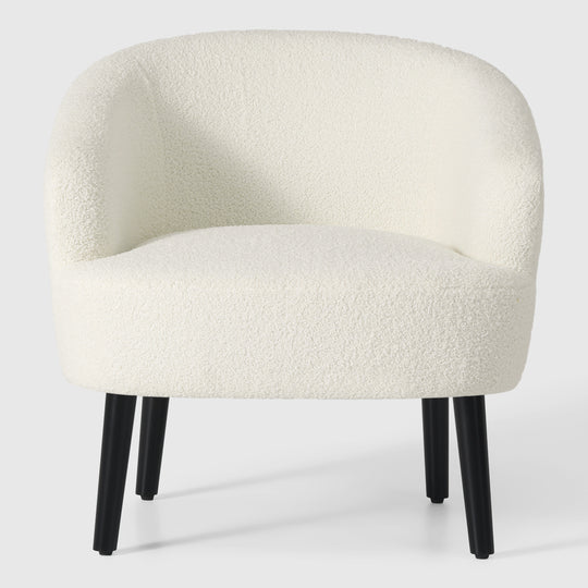 Alexandria 29" Wide Mid Century Modern Club Barrel Accent Armchair, Set of Two