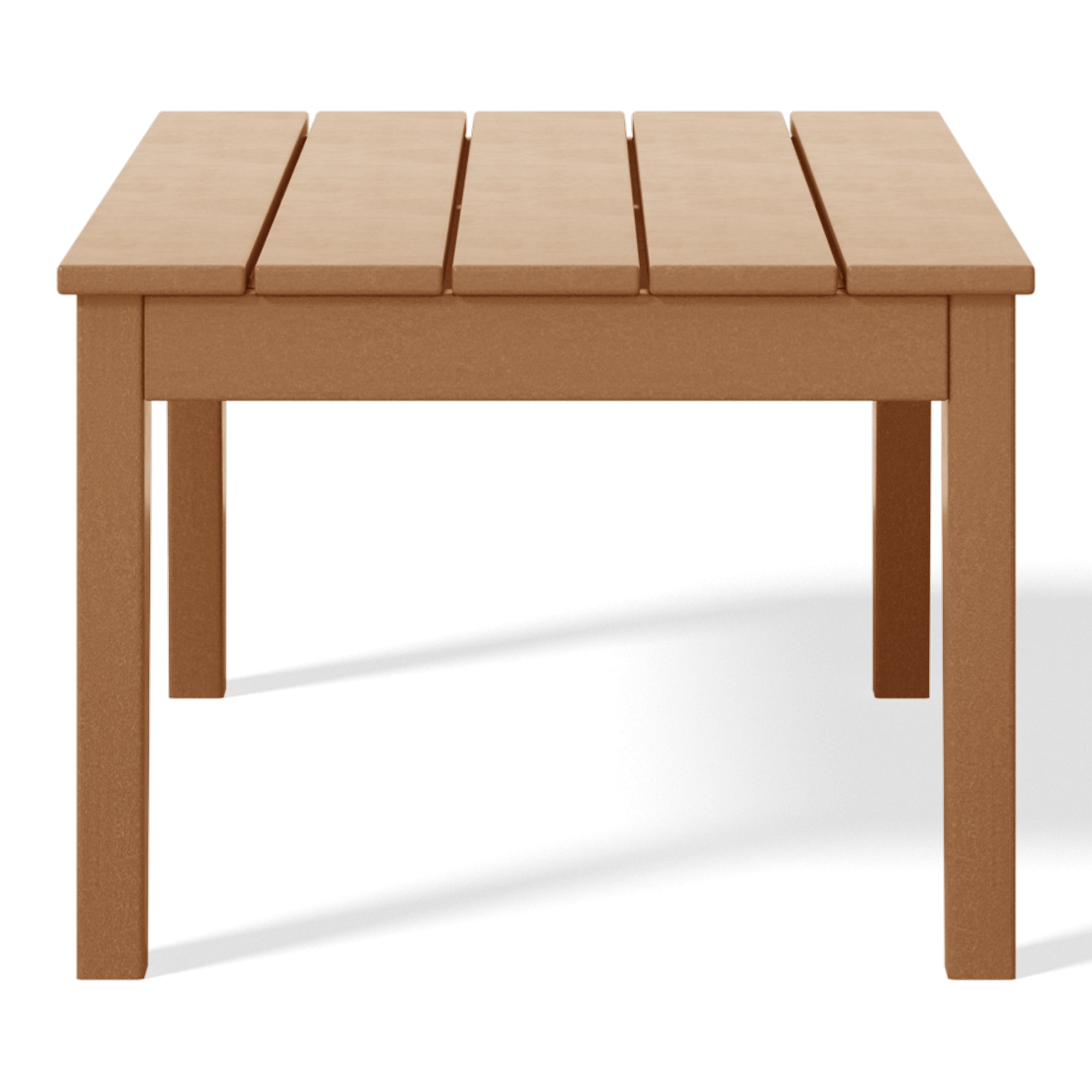 Malibu Low Outdoor HDPE Patio Rectangle Coffee Table