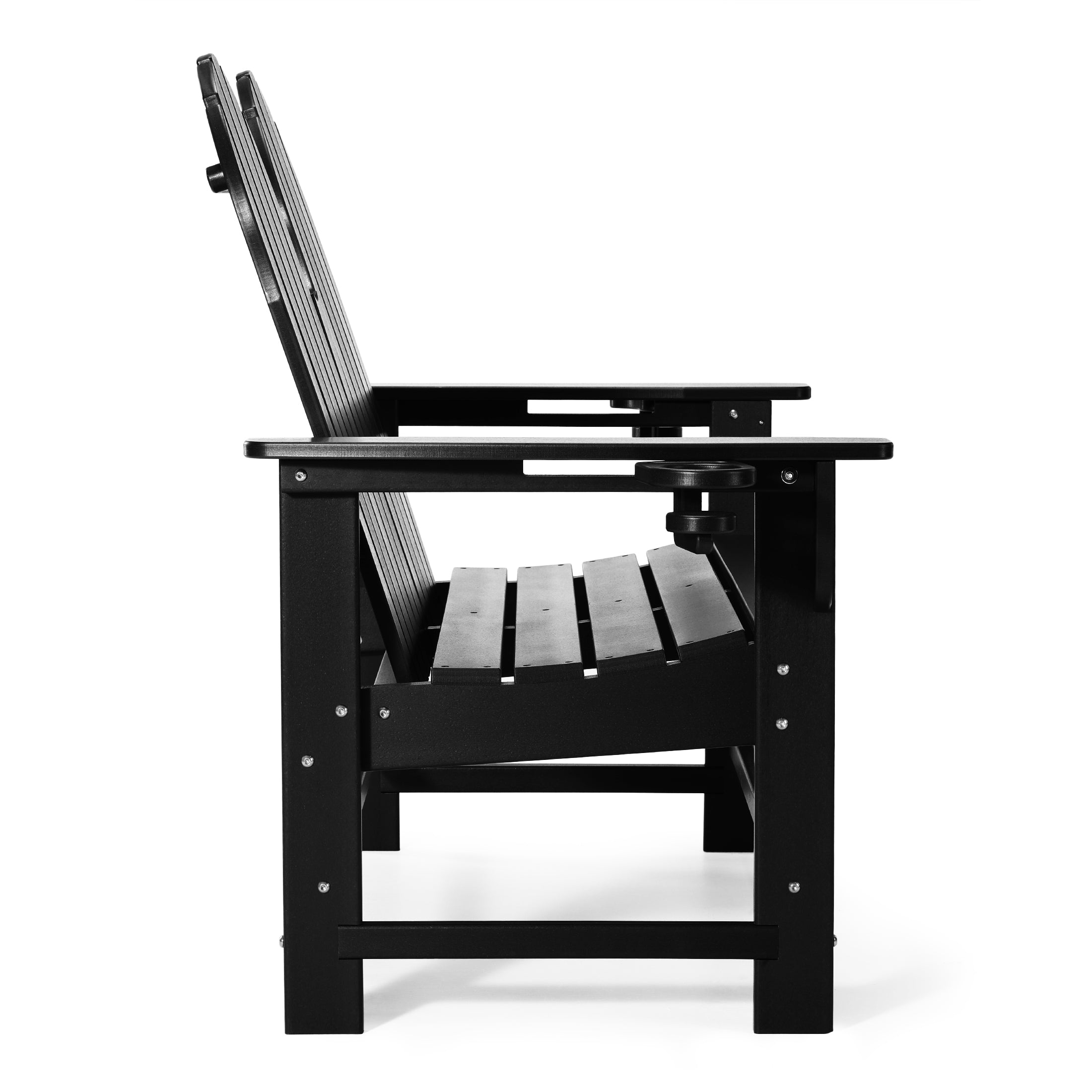 St. Augustine Outdoor Patio 49" HDPE Adirondack Garden Bench