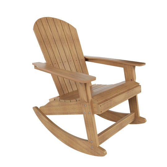 Tuscany Outdoor Patio All-weather Adirondack Rocking Chair