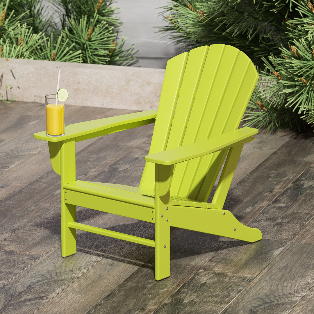 Dylan HDPE Outdoor Patio Adirondack Chair