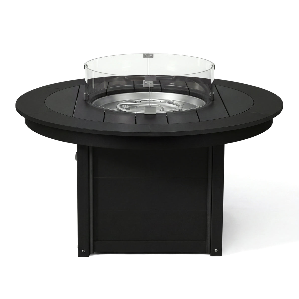 Helios 47" Modern Outdoor 55,000 BTU Patio Propane Round Fire Pit Table