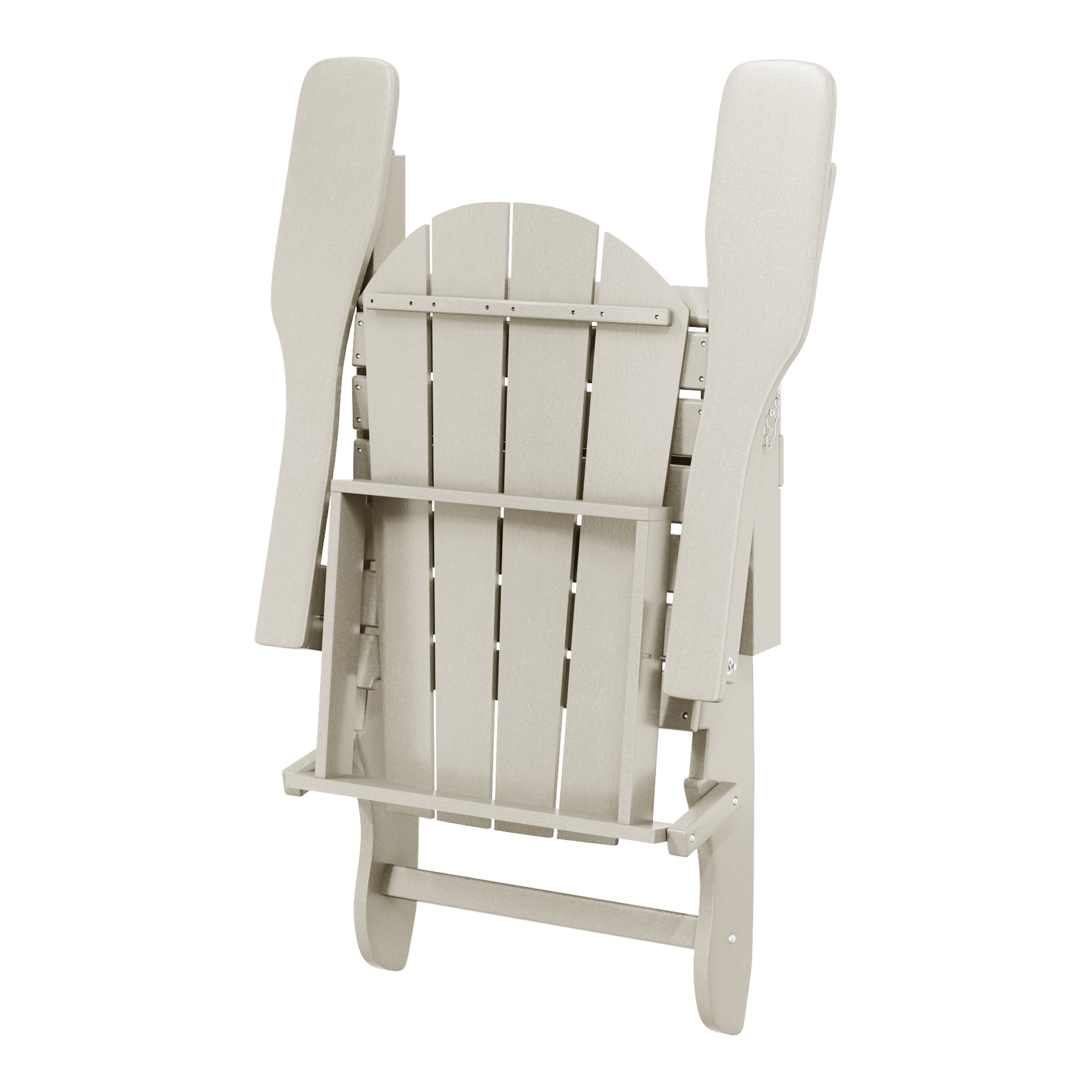 Malibu 3-Piece set Outdoor / Patio Poly Adirondack chair set with a side table ( 2 seater )
