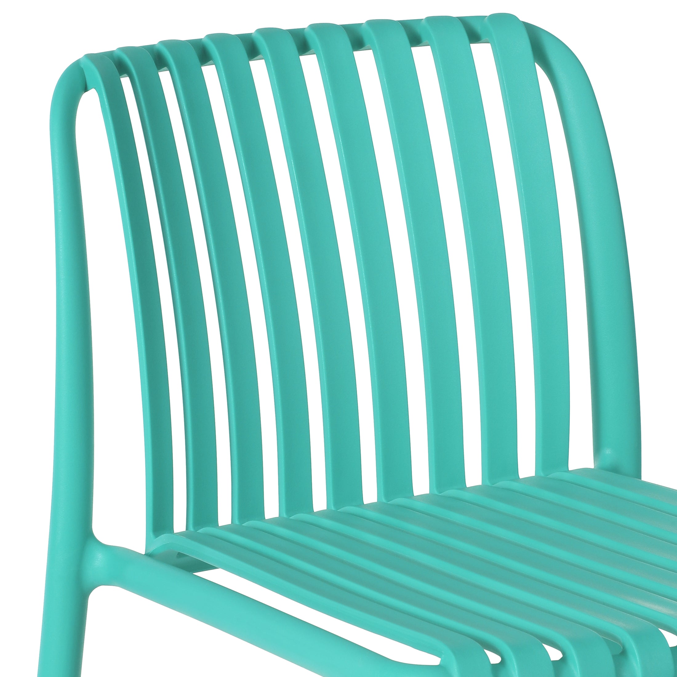 Playa 29.5" Outdoor Modern Polypropylene Plastic Patio Bar Height Stools (Set of 2)