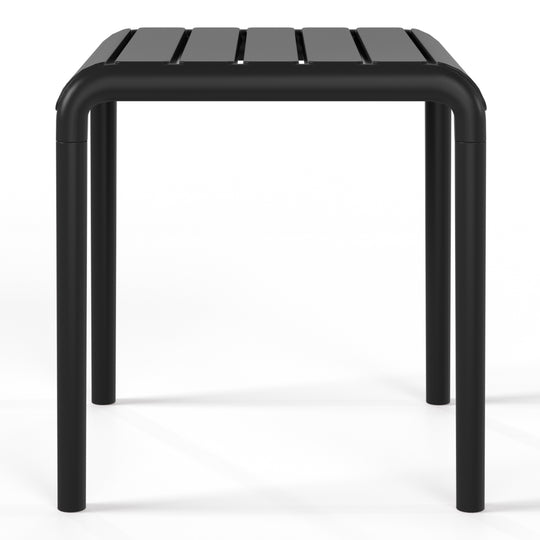 Playa Plastic Modern Outdoor Patio Accent Side Tables (Set of 2)