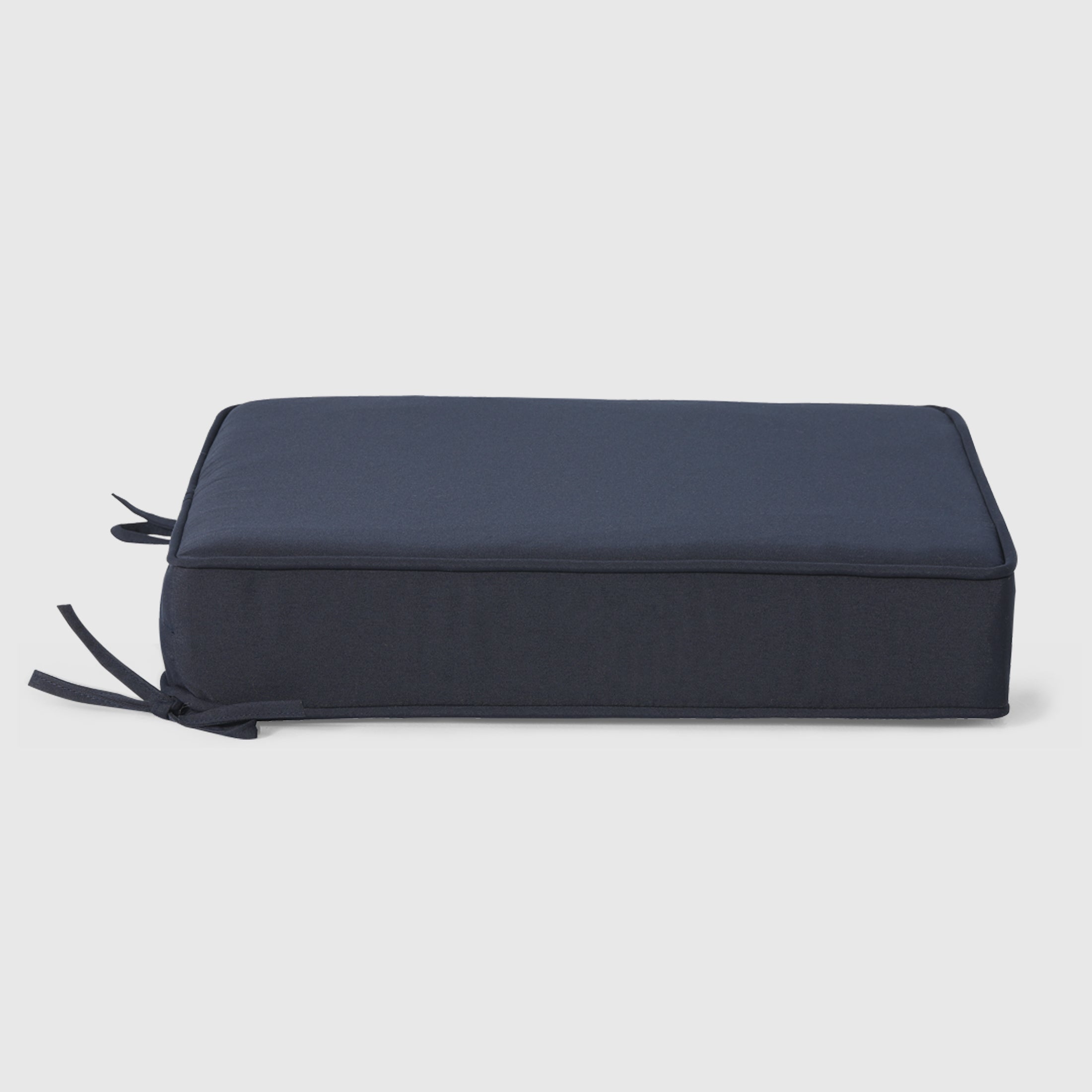 Solace Outdoor Patio Furniture Seat Chair Square Cushions with Piping. Set of 2, 20" x 19"