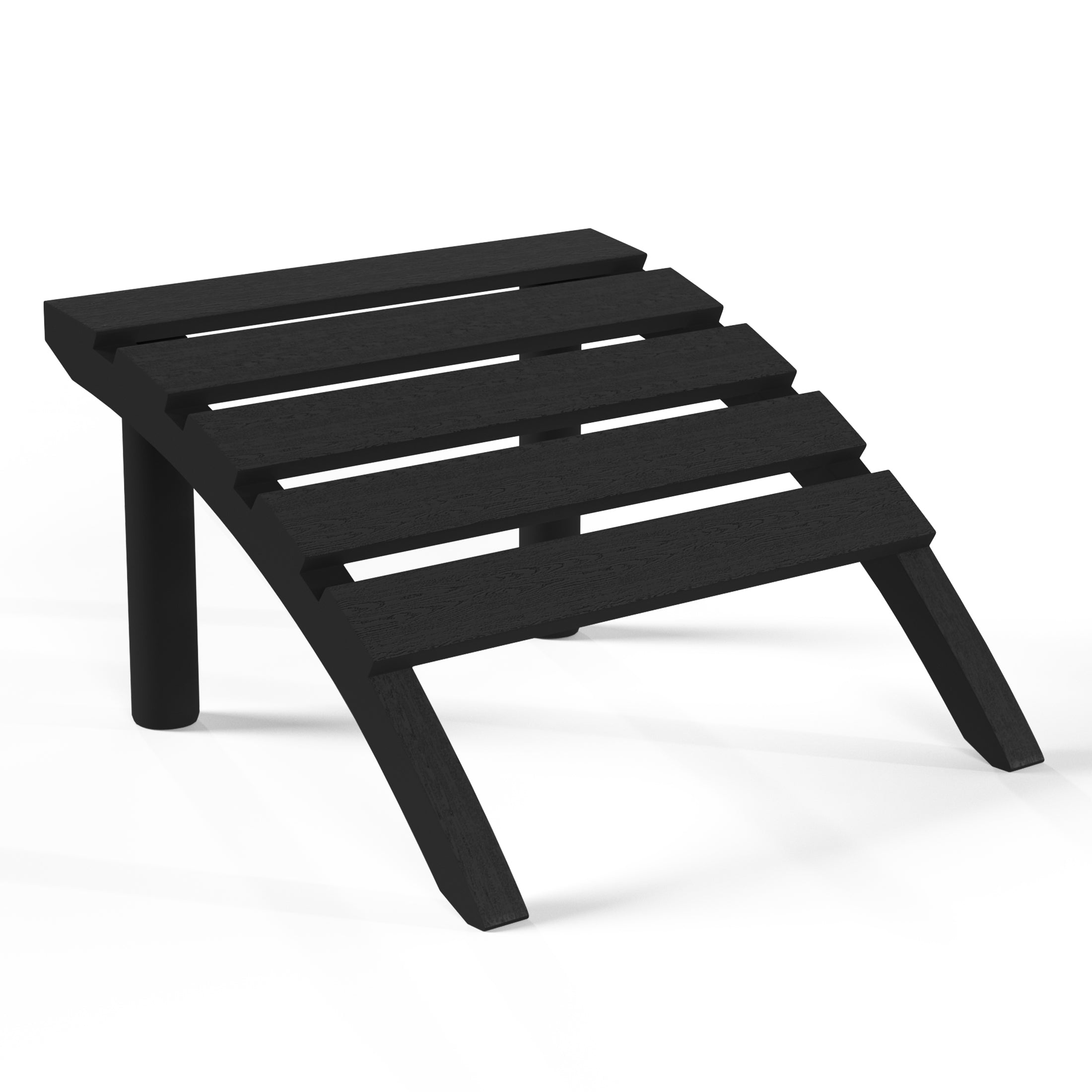 Azura Outdoor Patio HDPE Adirondack Ottoman Footrest