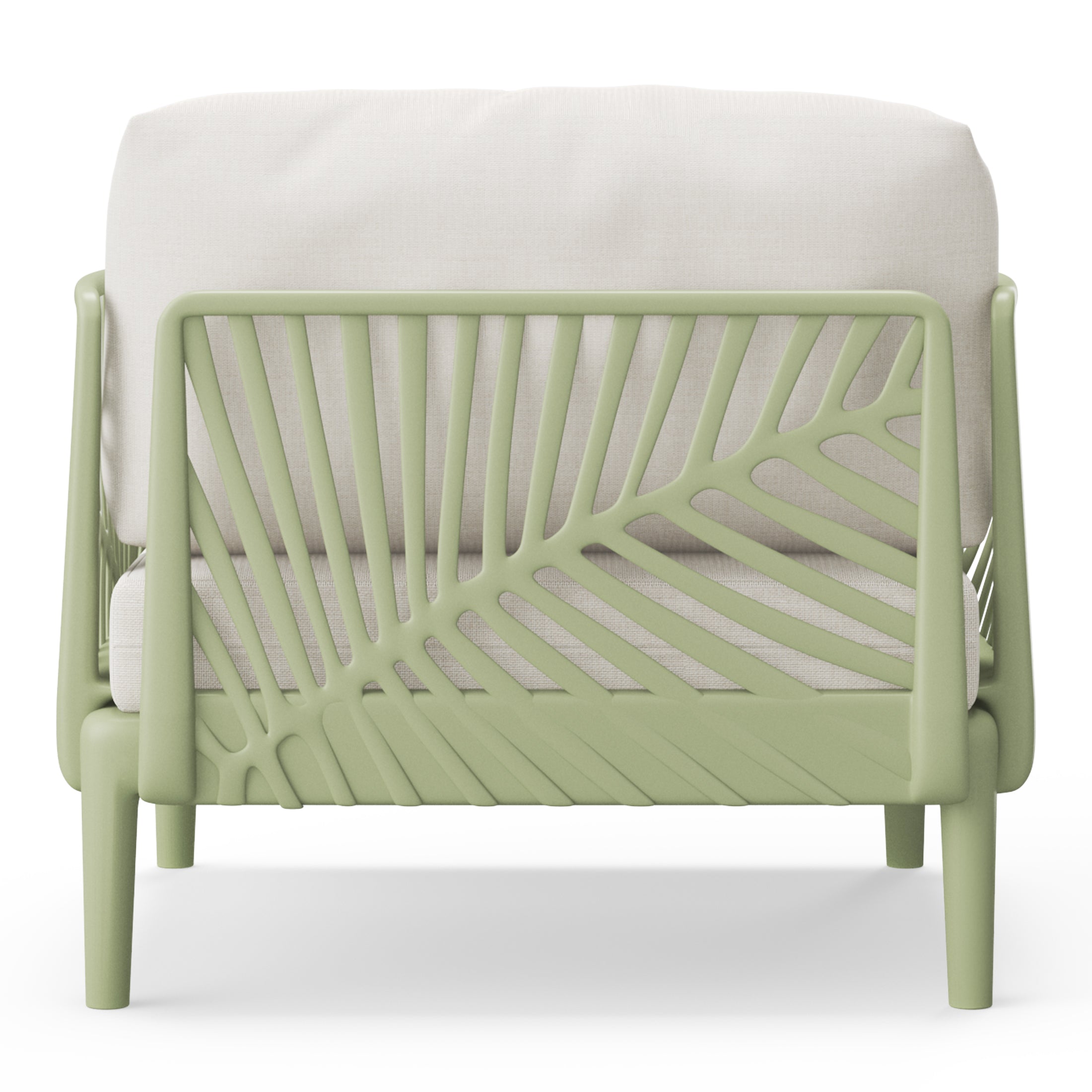 Playa Modern Outdoor Polypropylene Resin Deep Seating Patio Club Chair