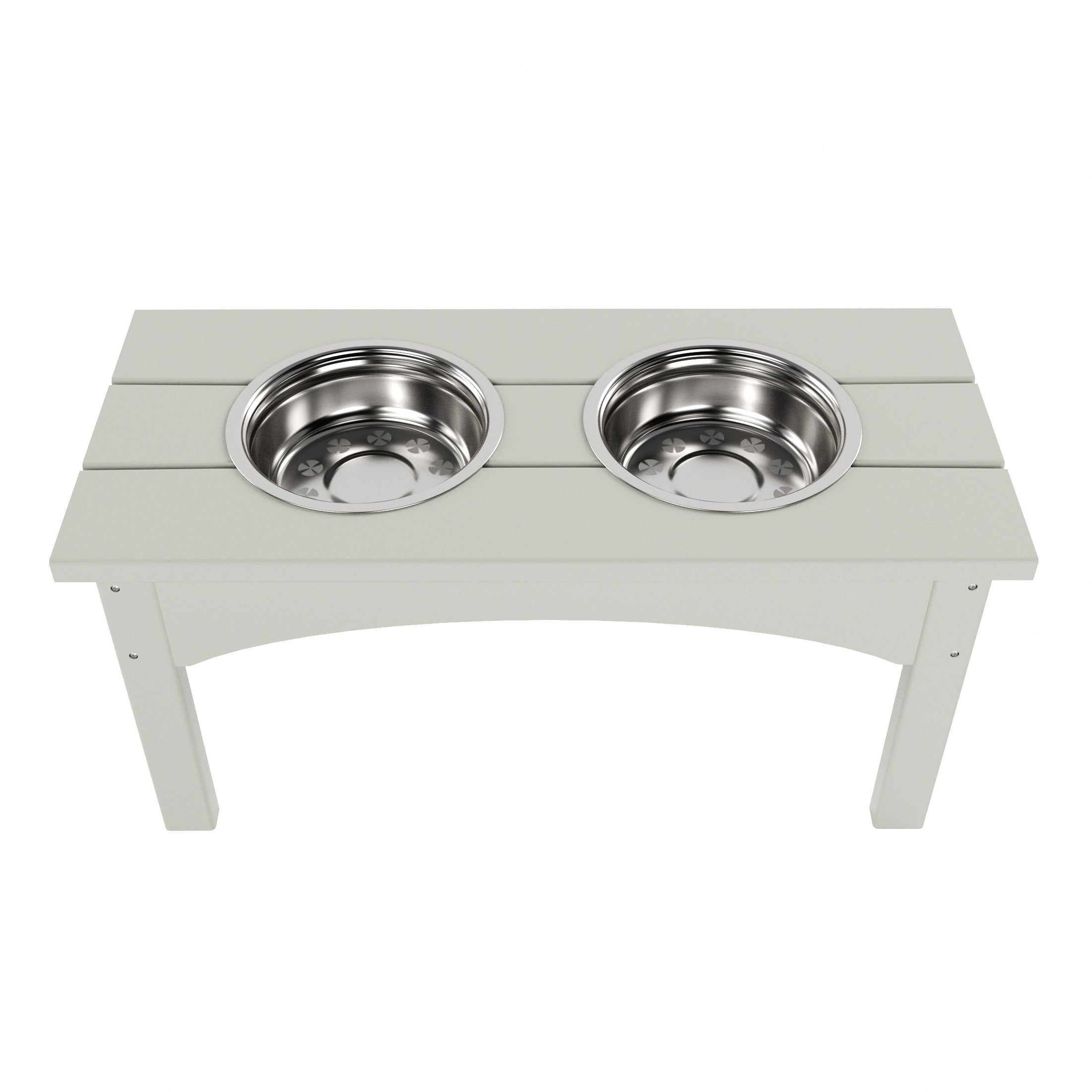 Malibu HDPE Weather Resistant Elevated Pet Feeder
