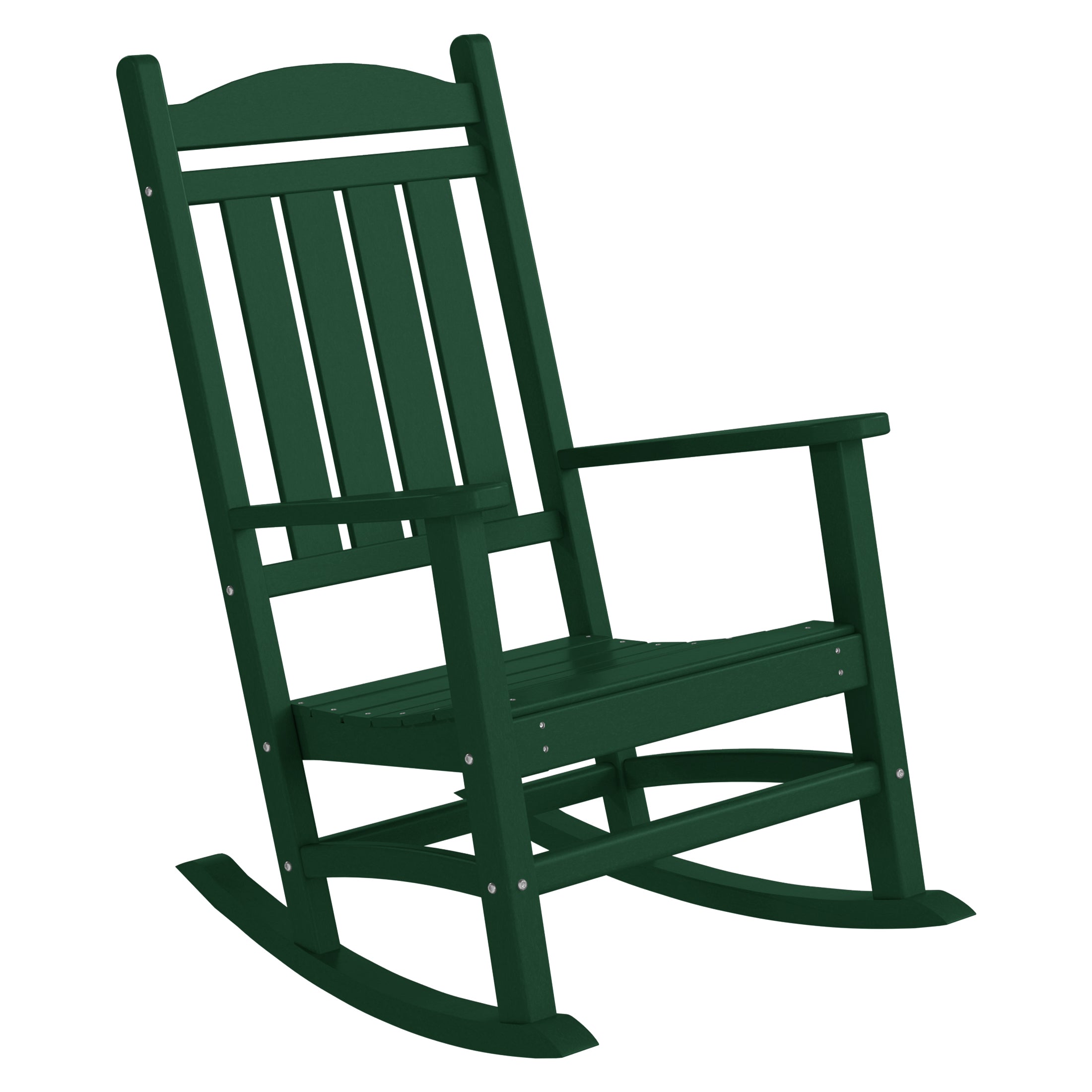 Malibu 5-Piece HDPE Outdoor Patio Furniture Couch and Rocking Chair Set