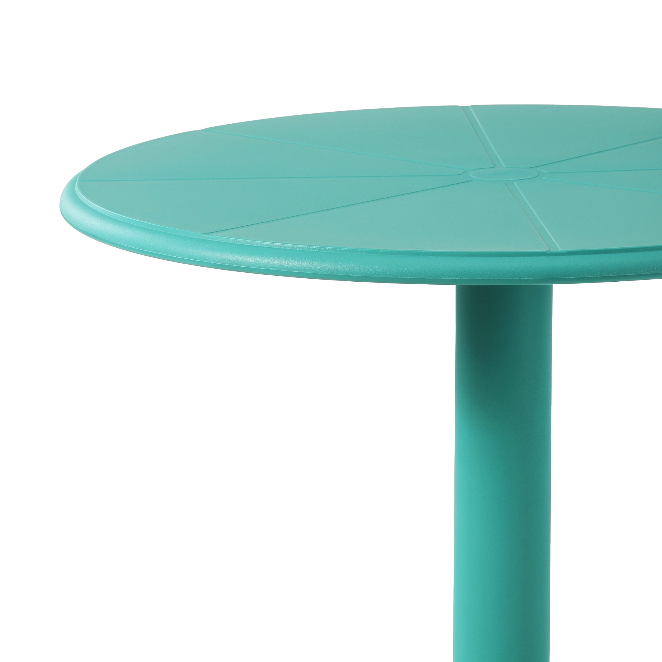 Playa 3-Piece Outdoor Resin Patio Bistro Table Set with Stackable Patio Dining Side Chairs For 2
