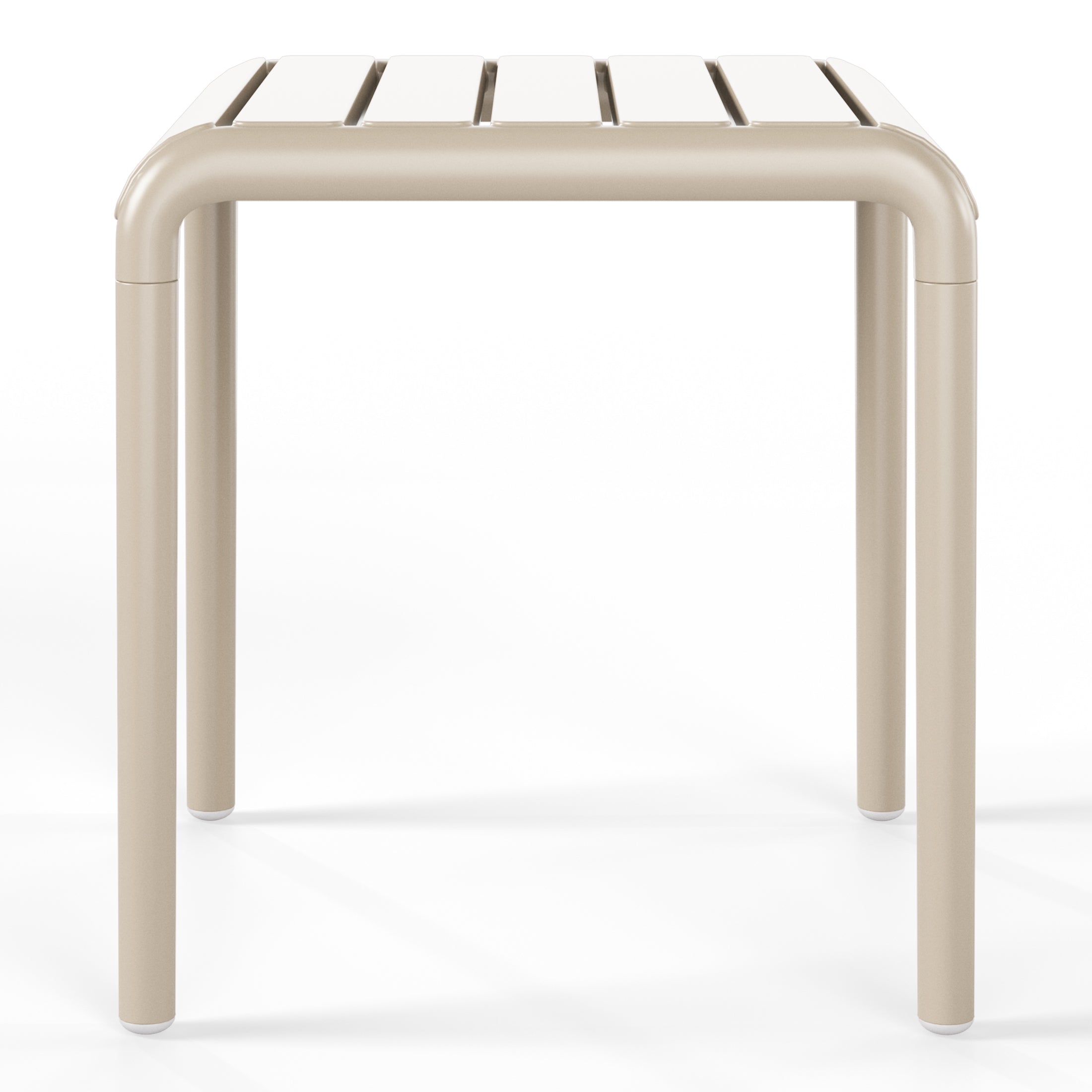 Playa Plastic Modern Outdoor Patio Accent Side Tables (Set of 2)