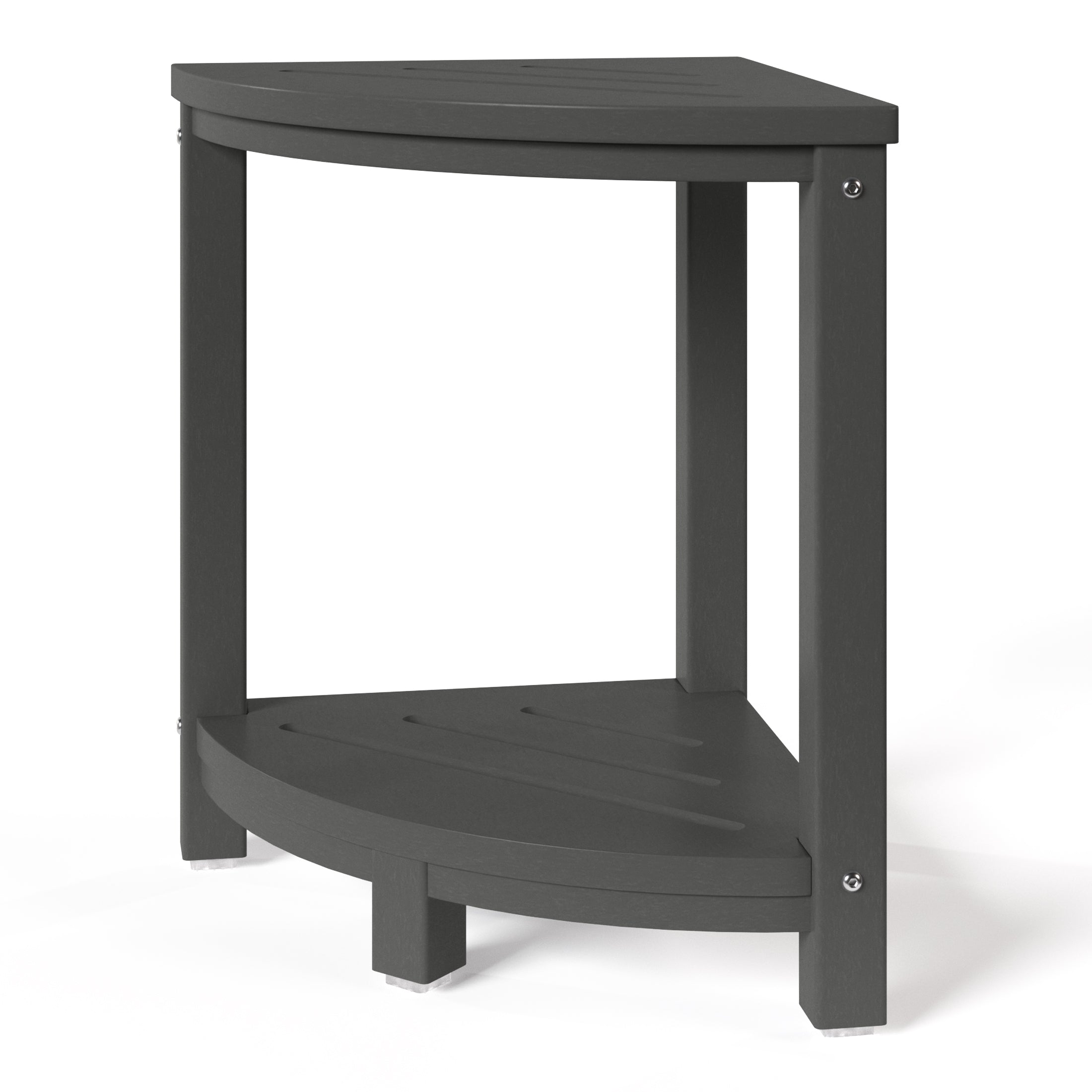 Sage HDPE Plastic Waterproof Shower Corner Bench