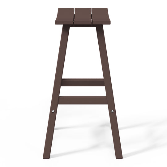 Malibu 2 piece set of 29" height Outdoor / Patio Saddle bar stools