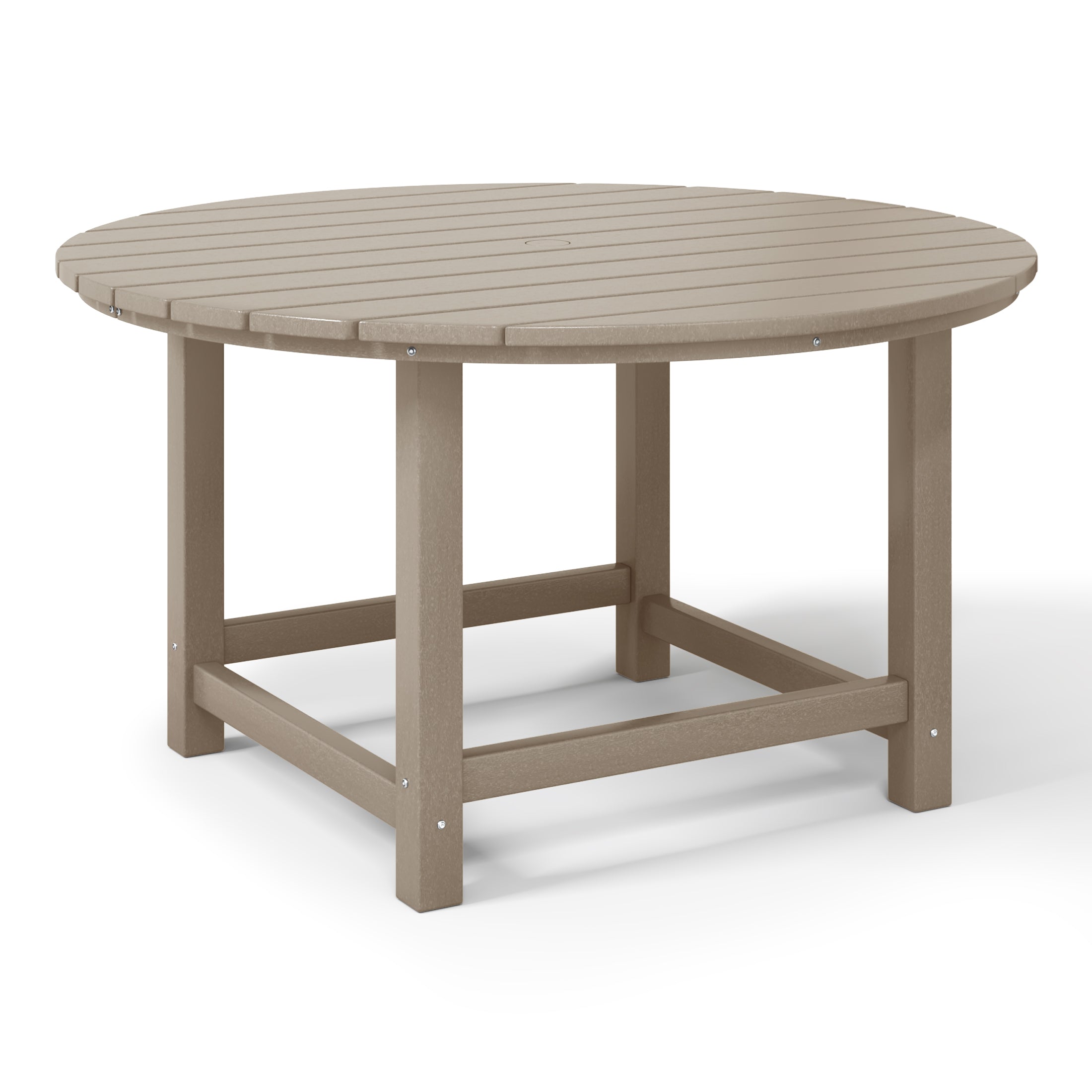 Malibu Kids Outdoor Patio Furniture HDPE 38" Wide Round Dining Table