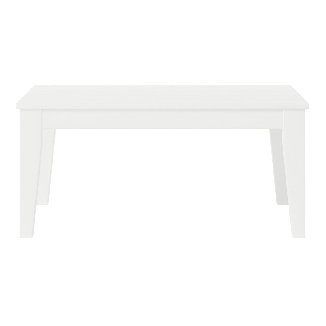 Malibu Low Outdoor HDPE Patio Rectangle Coffee Table
