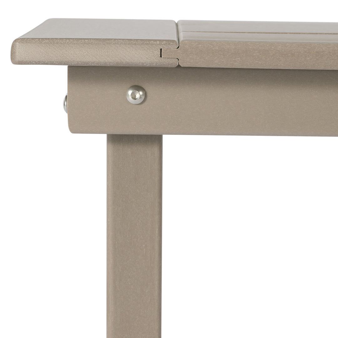 Malibu 65" Outdoor Patio Trestle Dining Bench