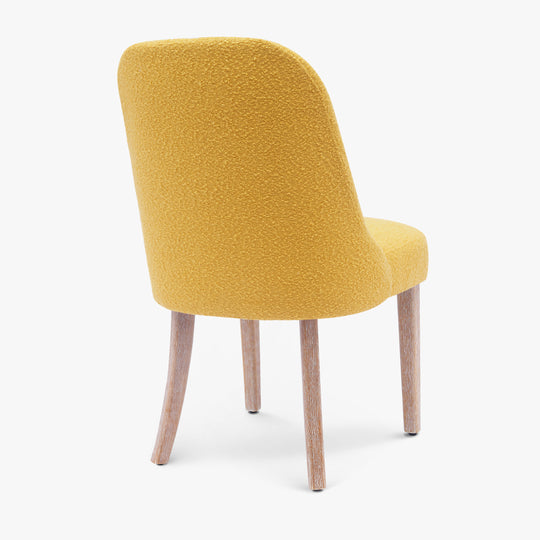 Genevieve Mid-Century Modern Upholstered Boucle Dining Chair