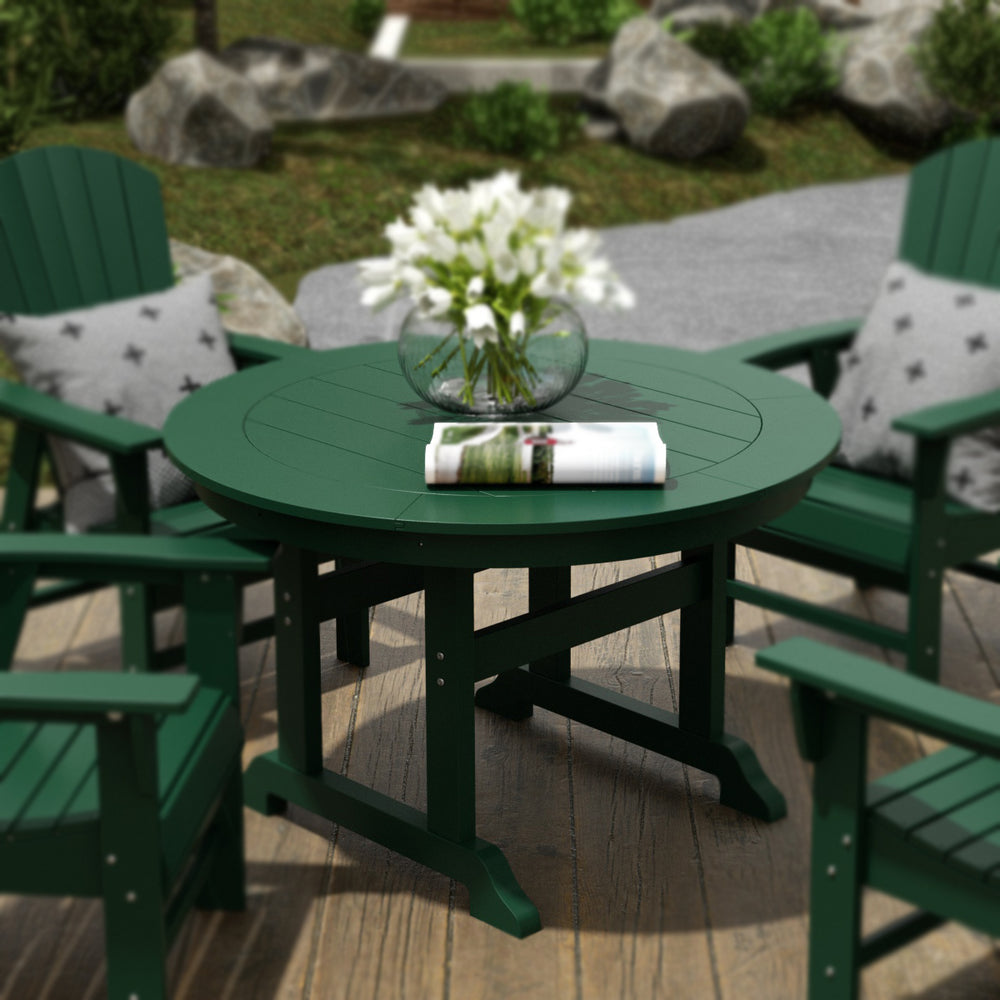 Malibu 47" Outdoor Patio Round Dining Table