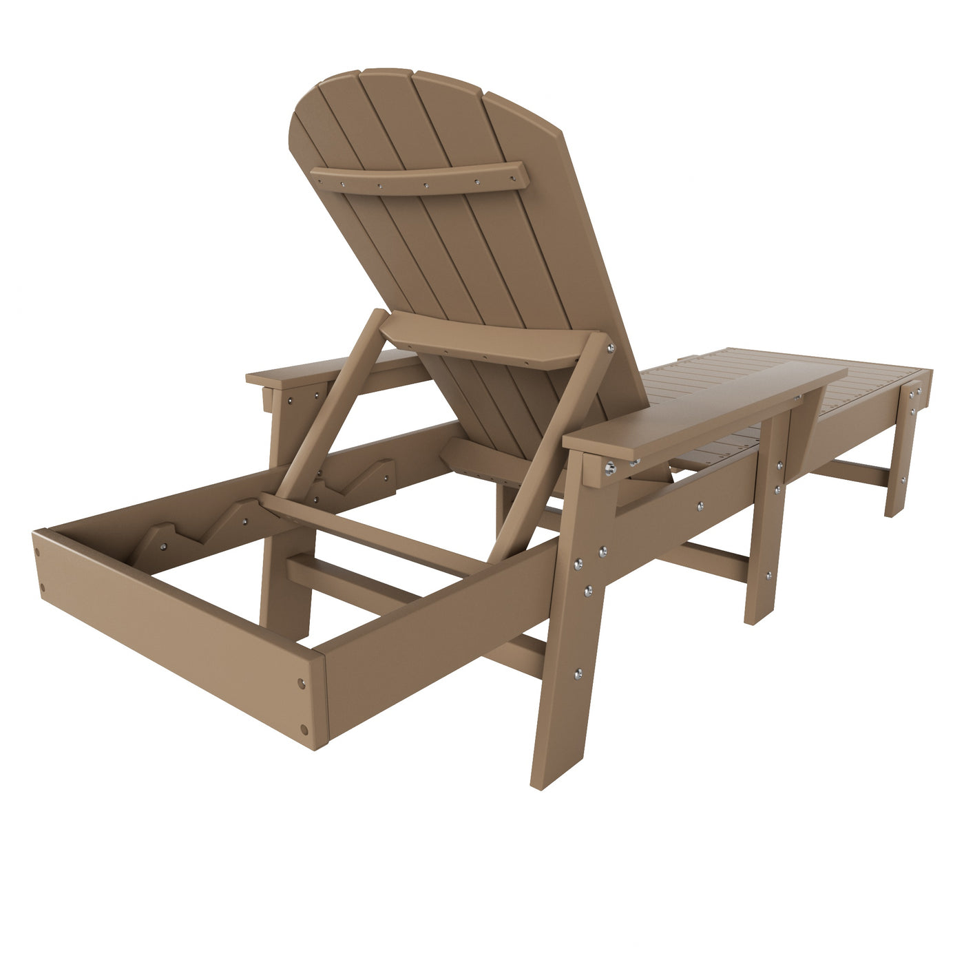 Dylan Adirondack Poly Reclining Chaise Lounge With Arms