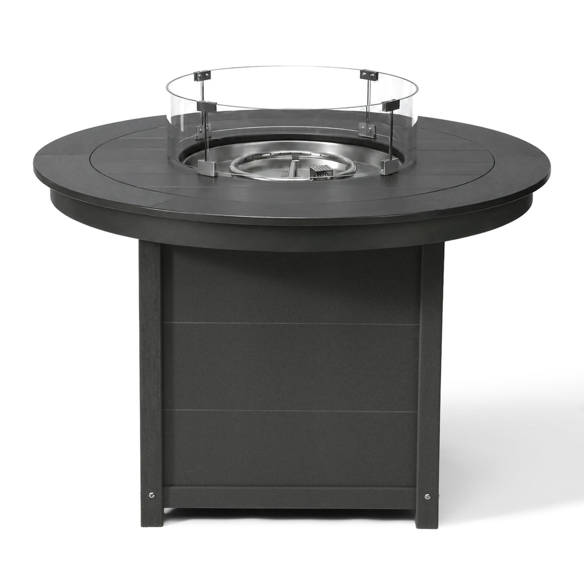 Helios 47" Modern Outdoor Patio Propane Gas Round Fire Pit Table