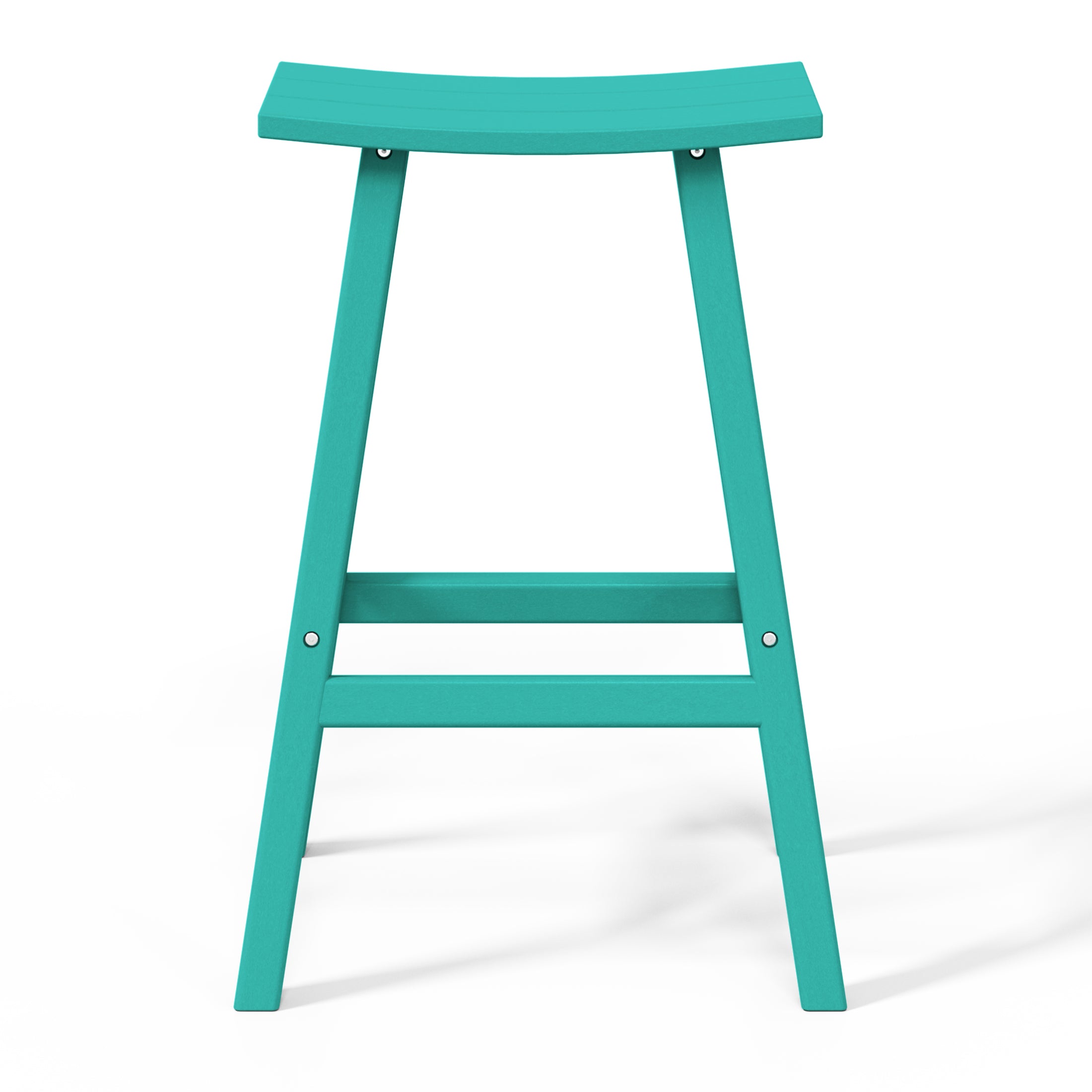 Malibu 29" HDPE Outdoor Patio Bar Height Bar Stools (Set of 2)