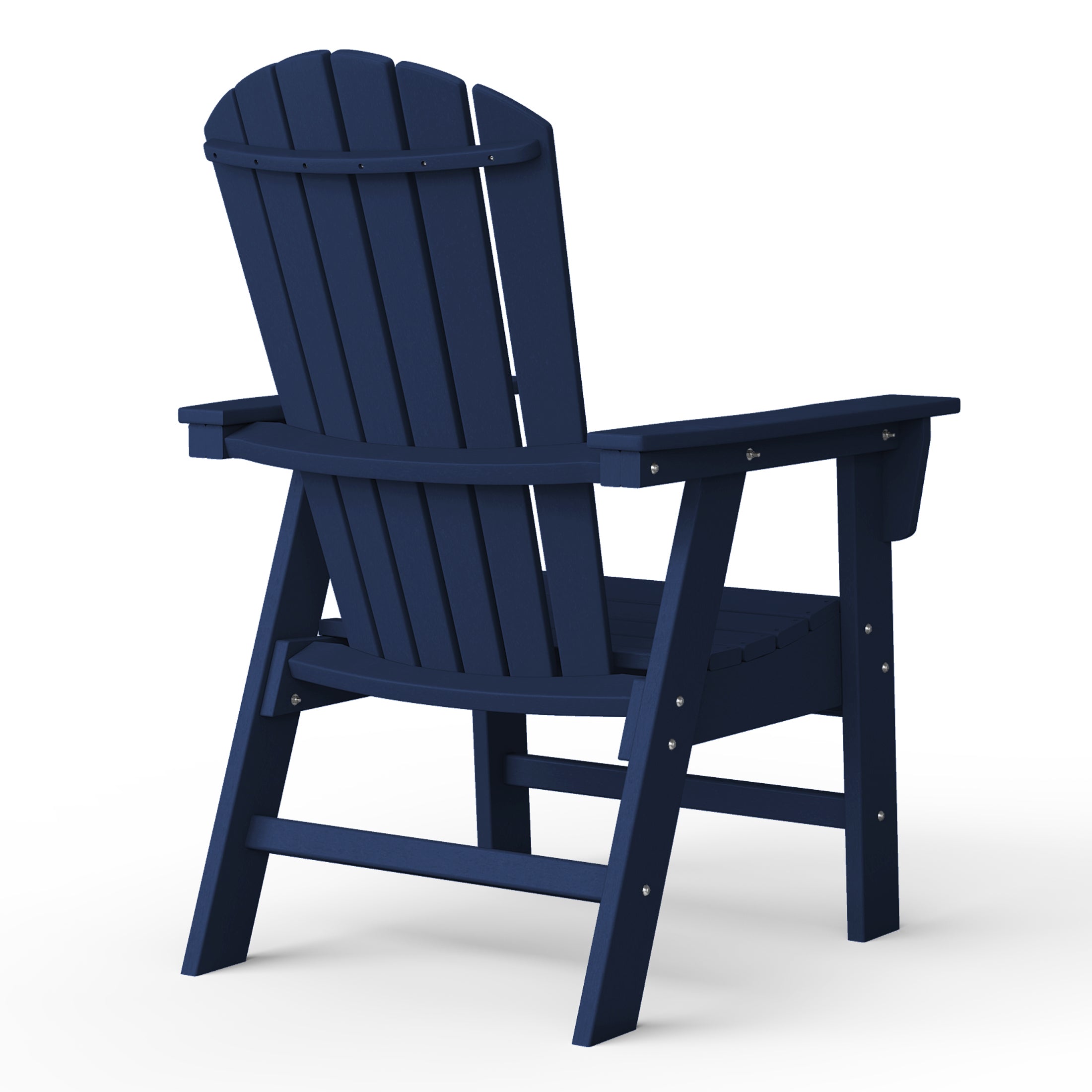 Dylan Outdoor Patio Shell-back Adirondack Dining Chair Weather Resistant